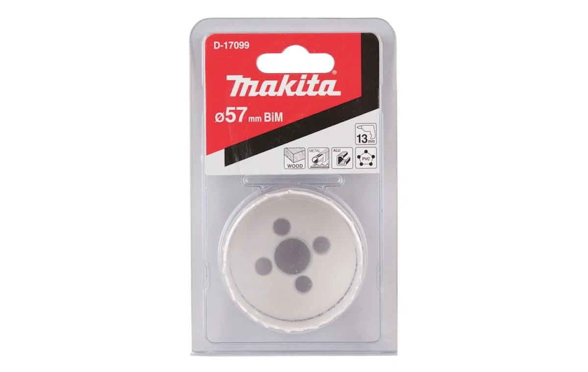 MAKITA D-17099 - Corona bimetalica de 57 mm para acero, metal, madera o plasticos