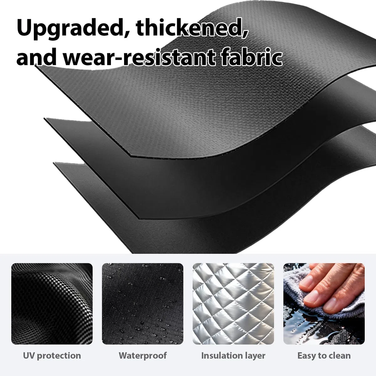Housse thermique pour réservoir IBC 1000 l - Bâche résistante au gel avec isolation thermique - Housse de protection imperméable pour réservoir d'eau de pluie - Protection UV contre la formation