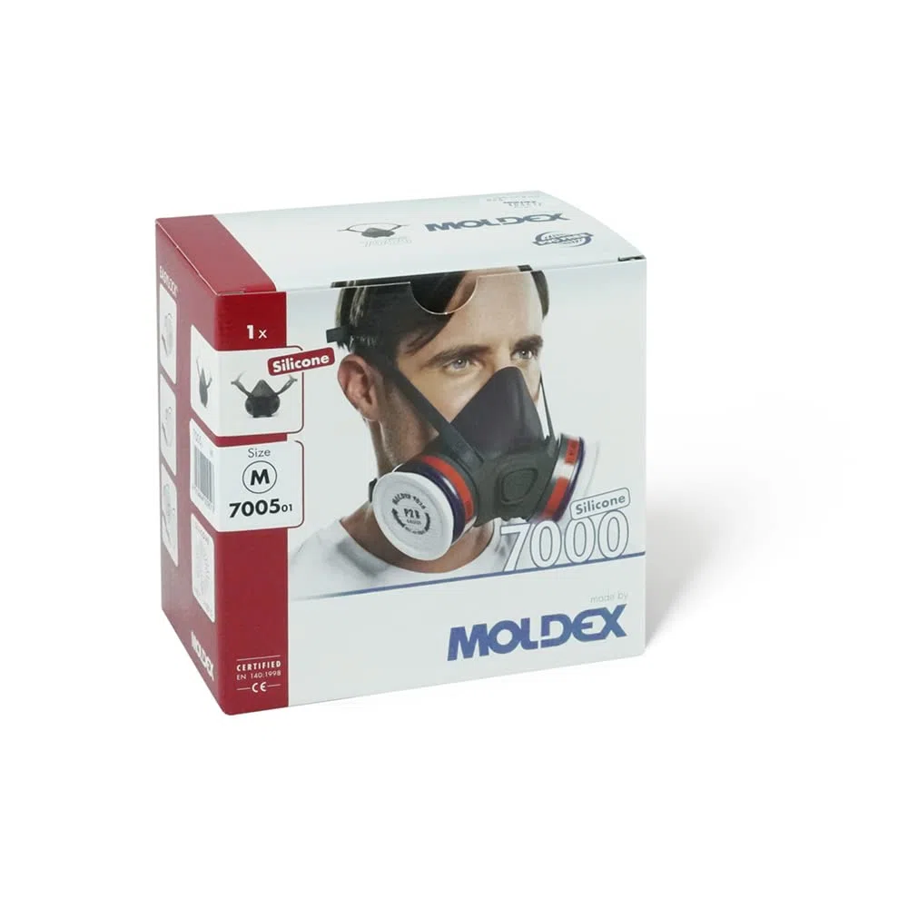 Moldex 7005 Série 7000 Demi-masque Taille m en Silicone réutilisable 1 pièce