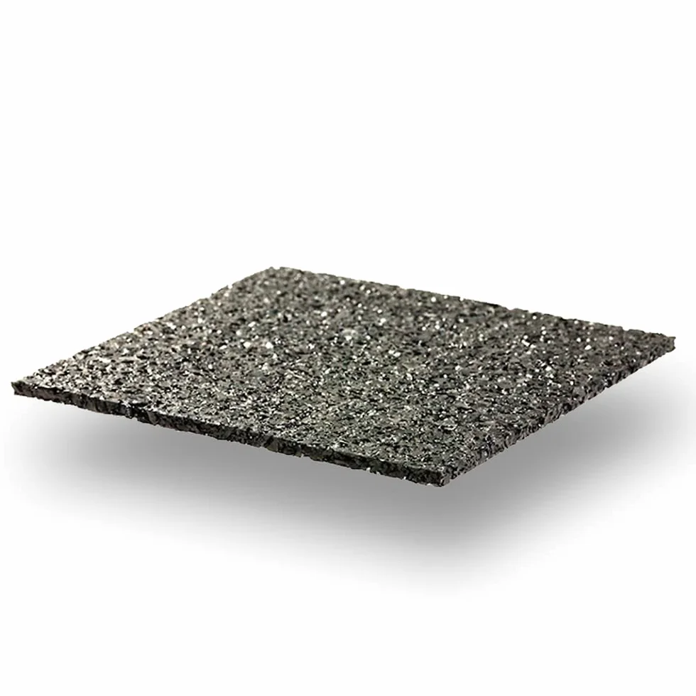 My Plast I 90 x 90 x 10 mm - 100 pièces I Dalle amortissante pour terrasses - dalle caoutchouc résistante à l'eau pour le bois de la terrasse, cale terrasse protection de construction résilient