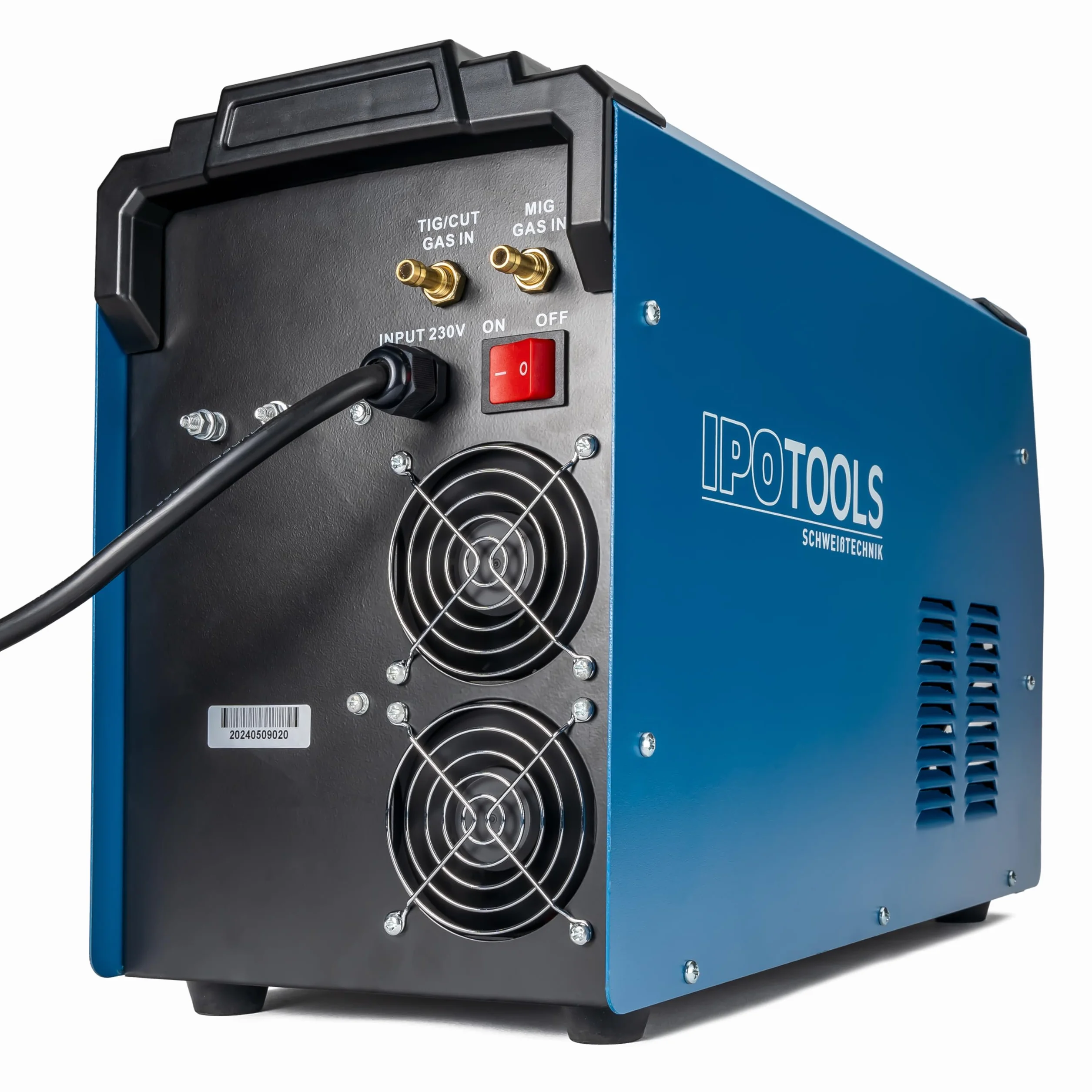 IPOTOOLS Poste de soudage combiné MIG-185CMT Poste de soudage 7 en 1 TIG MIG MAG avec découpeur plasma 45 A Synergic Inverter Poste de soudage 185 A avec FLUX | 230V | 7 ans de garantie