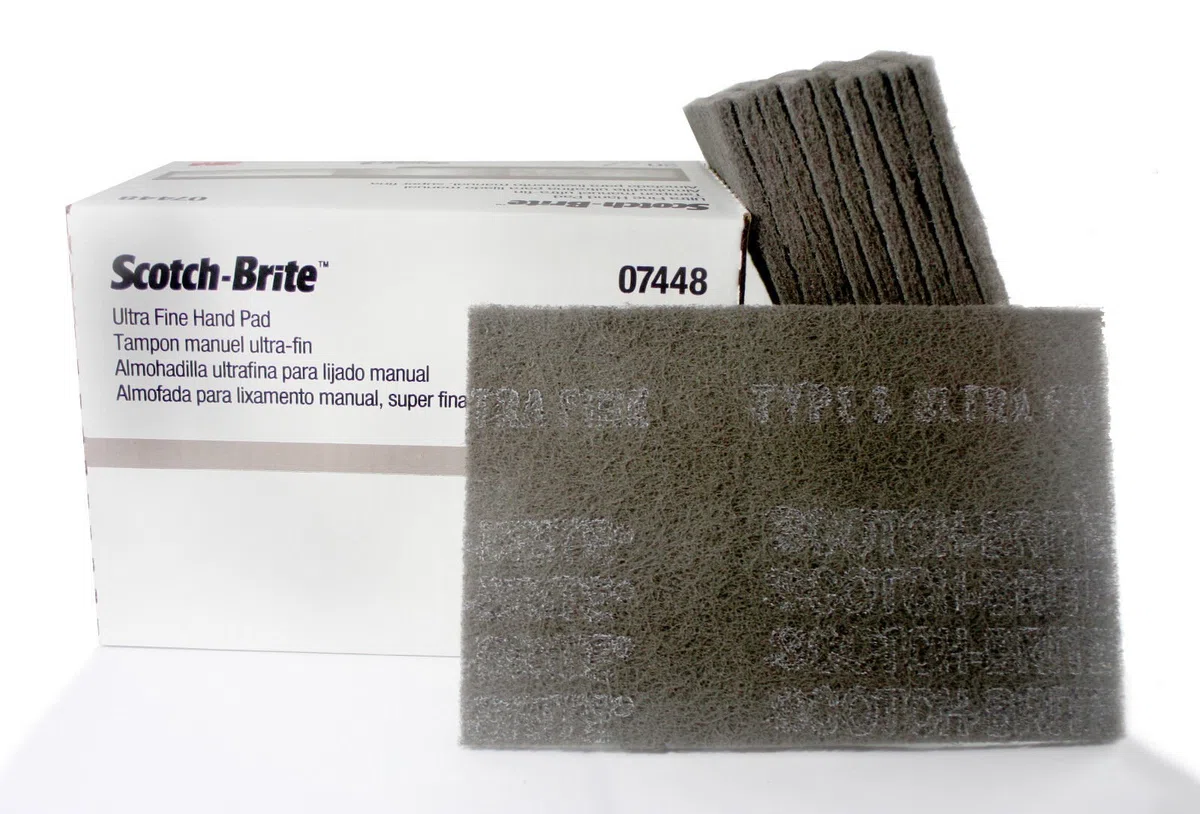 3M 7448/07448 (1/2 boîte – 10 tampons) Scotch Brite Ultra Fine Ponçage manuel