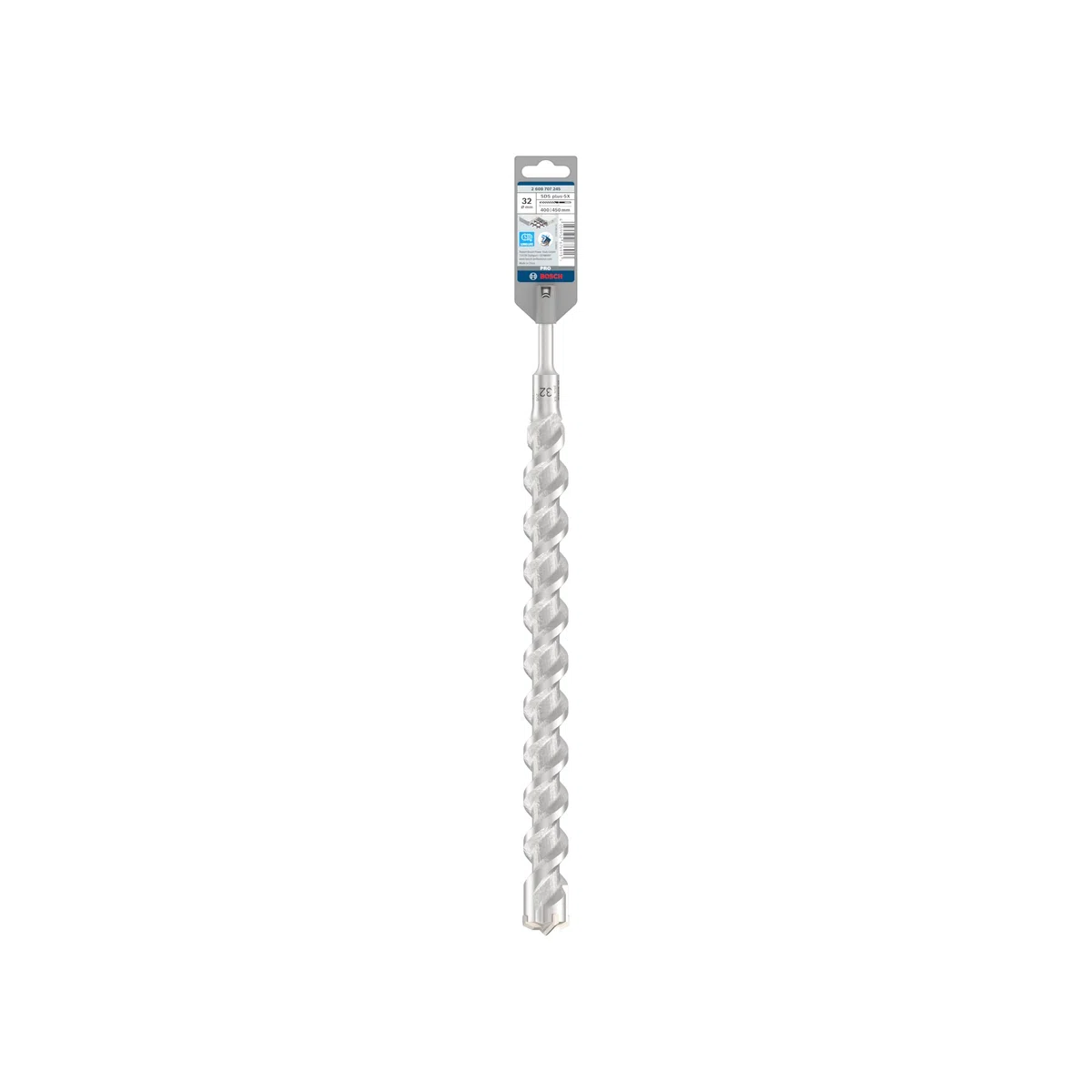 Bosch 1x Foret PRO SDS plus-5X (pour Béton armé, Béton, Ø 32,00 mm, Professional Accessoire Marteau burineur)