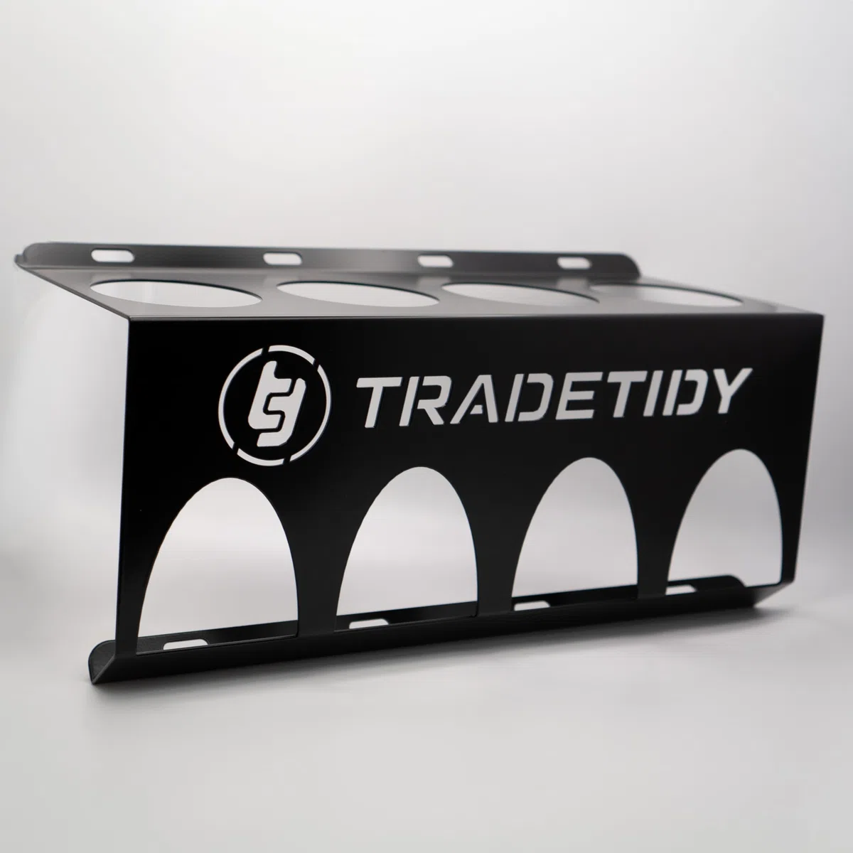 Tradetidy Support de bombe aérosol - Idéal pour camionnettes, garages, ateliers - Fabriqué en acier (noir)