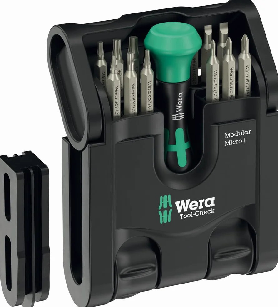 Wera 05049002001 Tool-Check Modular Micro 1, 21 pièces