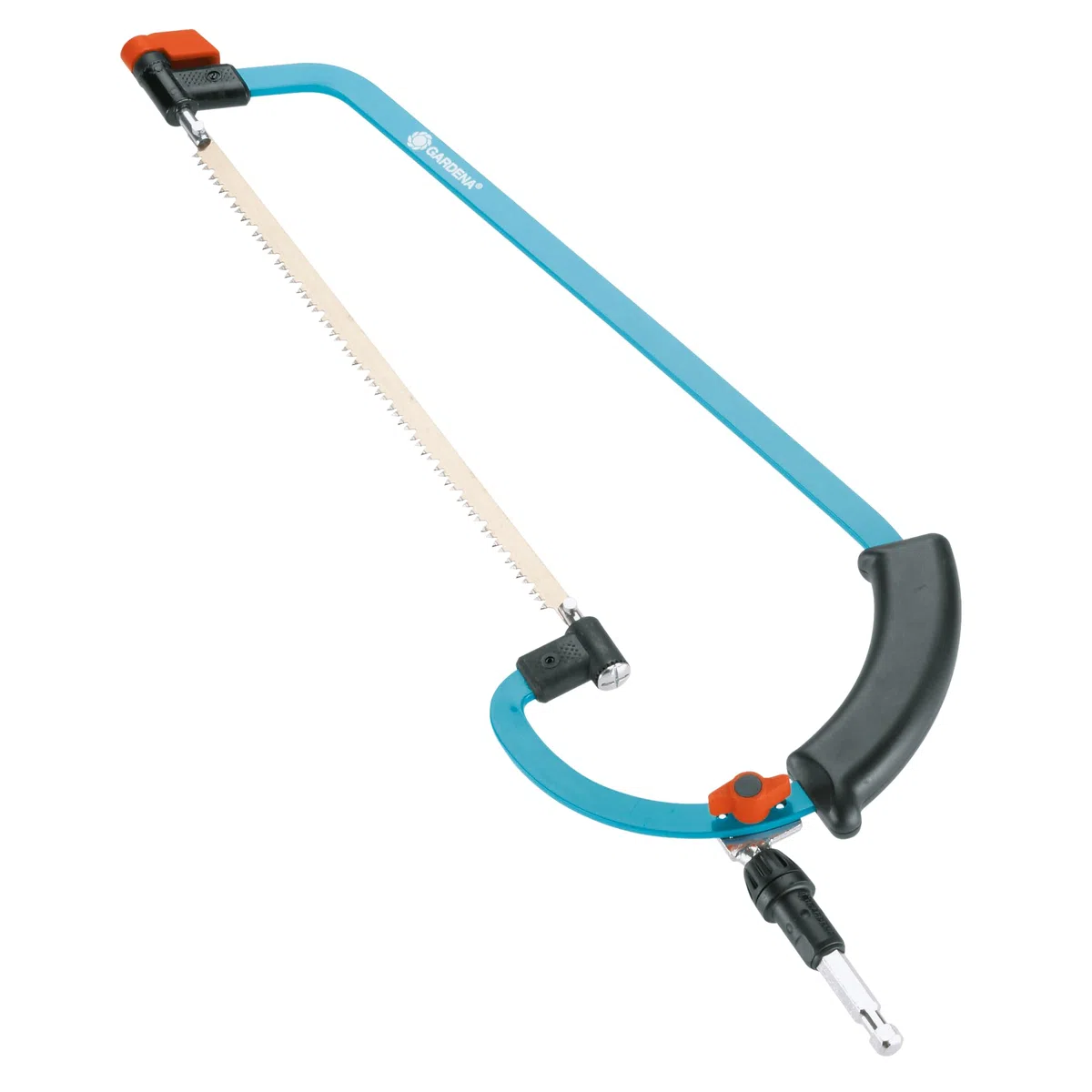 Gardena - Scie horticole Combisystem: lame de scie pivotant xe0 360xb0, blocage de lame anti-torsion, tension de lame rxe9glable, compatible avec tous les manches Combisystem (691-20)