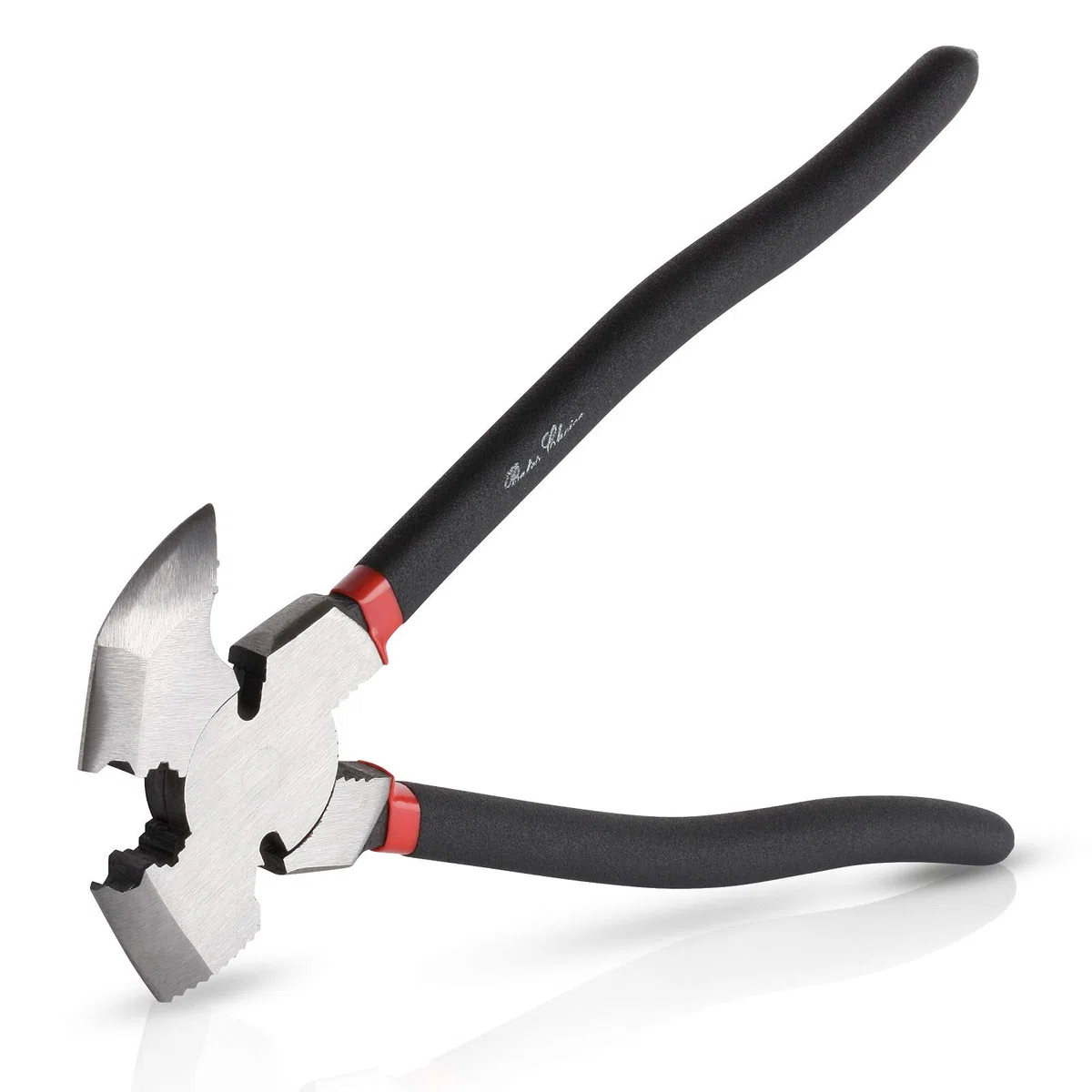 Bates - Pince de clôture - Multi-outils pour clôtures de barbelés - Pince coupante pour clôture, extracteur de clous - Pince coupante - 25,4 cm