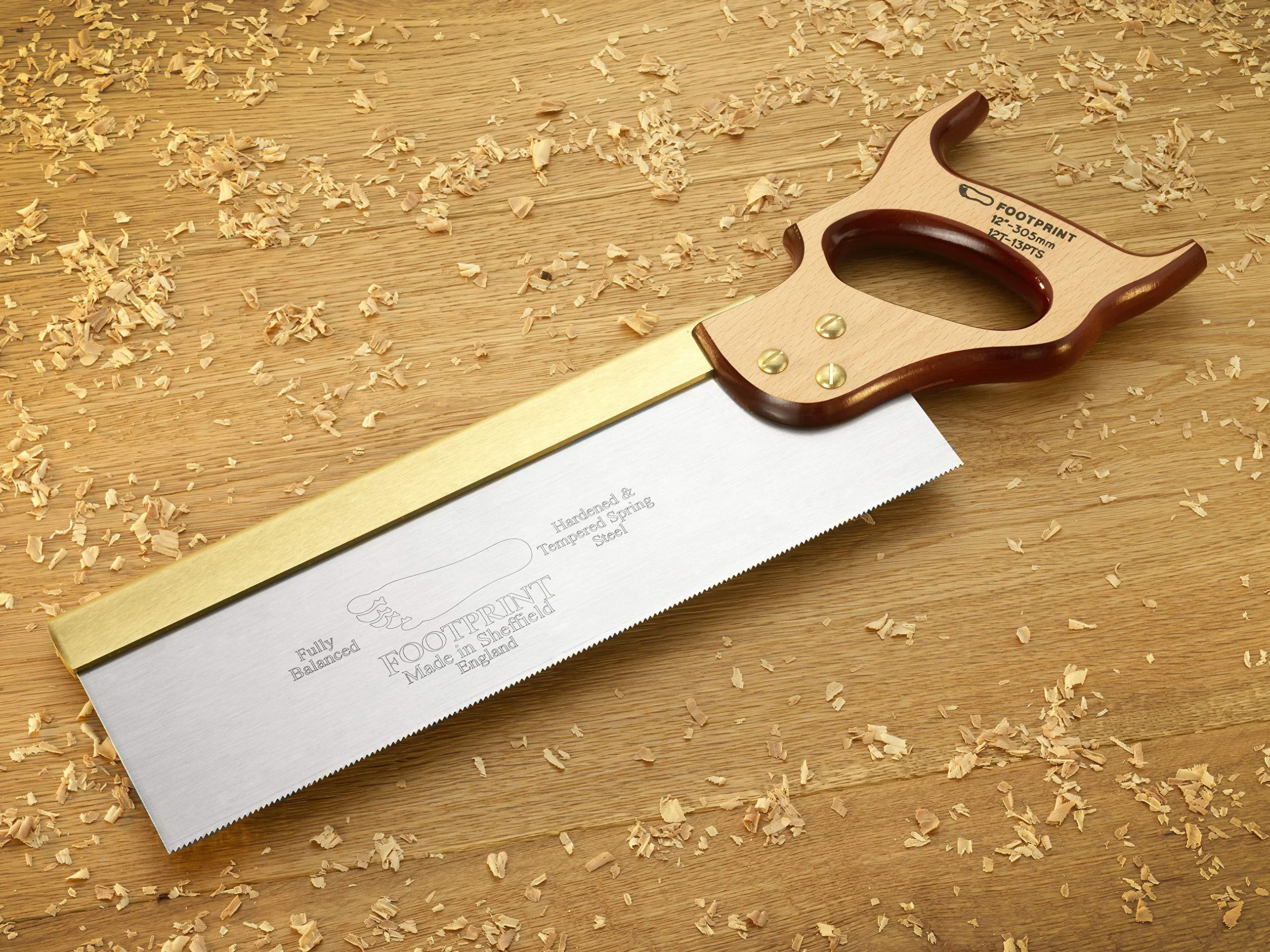 Footprint 256 Brass Back Tenon Saw 12 in
