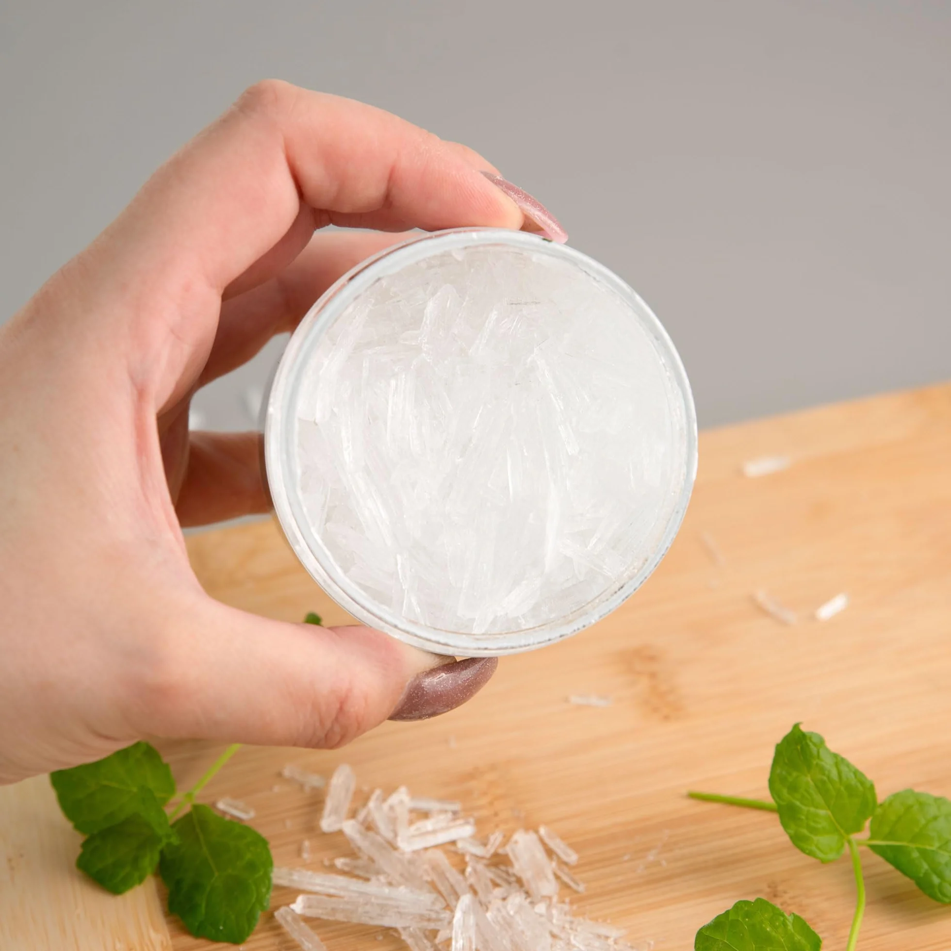 Sillar Accessoire pour Sauna, Cristaux de Menthol 2x100g, Cristaux de Menthol pour le Sauna à Inhaler | Cristaux de Menthol de Menthe Pure | Set Cadeau pour Sauna, Infusion de Menthol