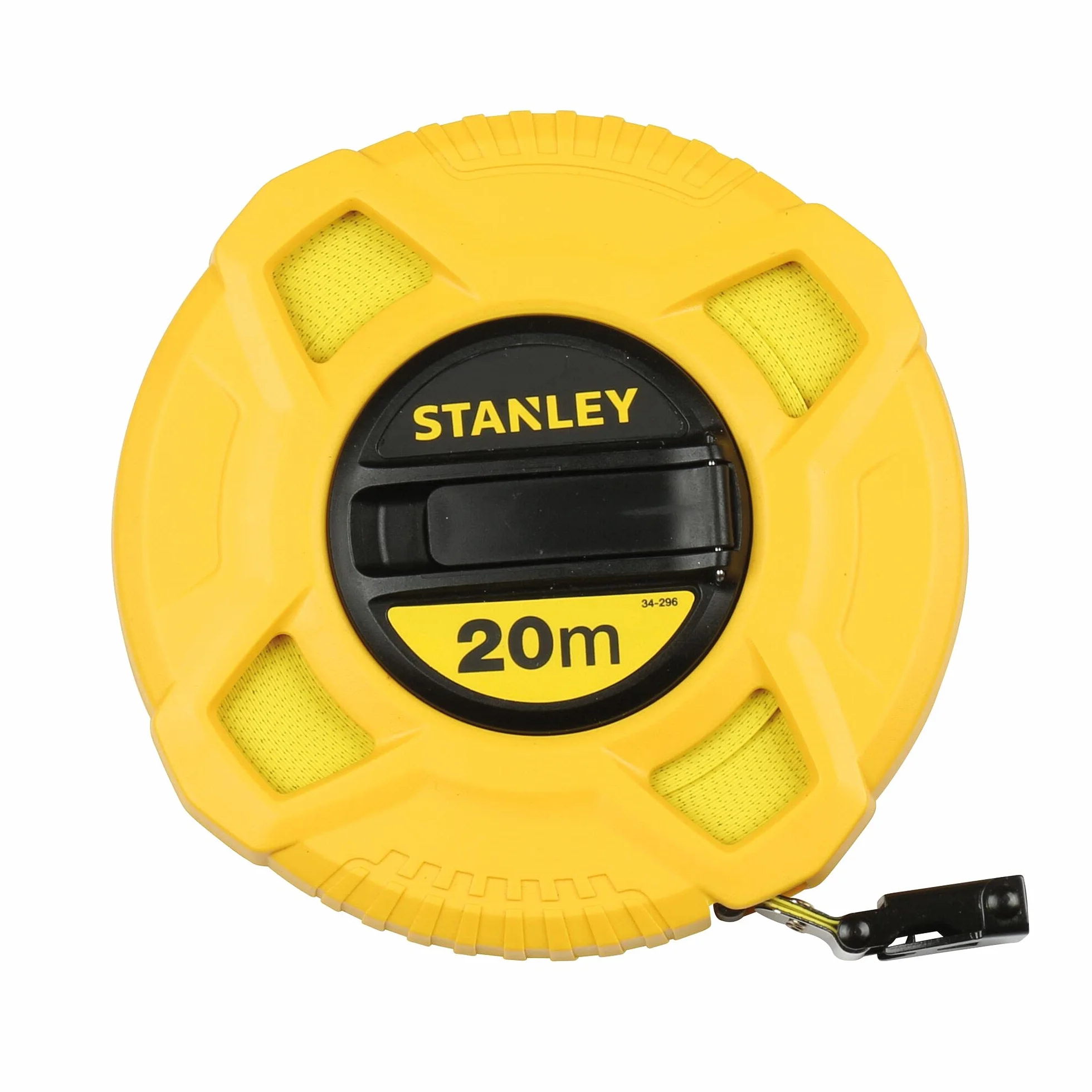 Stanley 2-34-795 Mesure 60 m x 12,7 mm Ruban en fibre de verre & 0-34-296 mètre Ruban 20 m x 12,7 mm en Fibre de Verre 40 Brins - Précision Classe III - Graduation Tous les 2mm