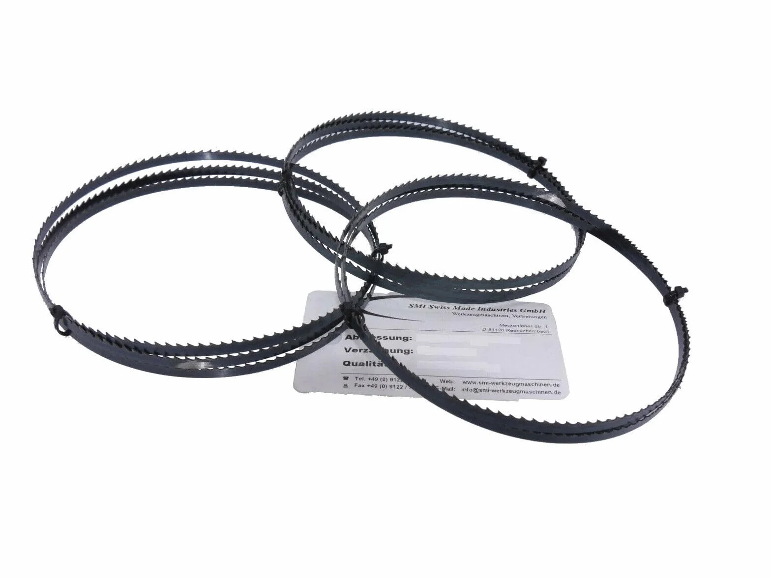 Lot de 3 lames de scie à ruban pour bois 2240 x 6 x 0,65 mm 6 ZpZ pour Makita Metabo Atika Güde Scheppach