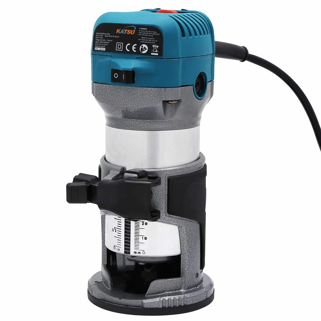 KATSU Affleureuse à Bois Défonceuse Électrique 220V 710W