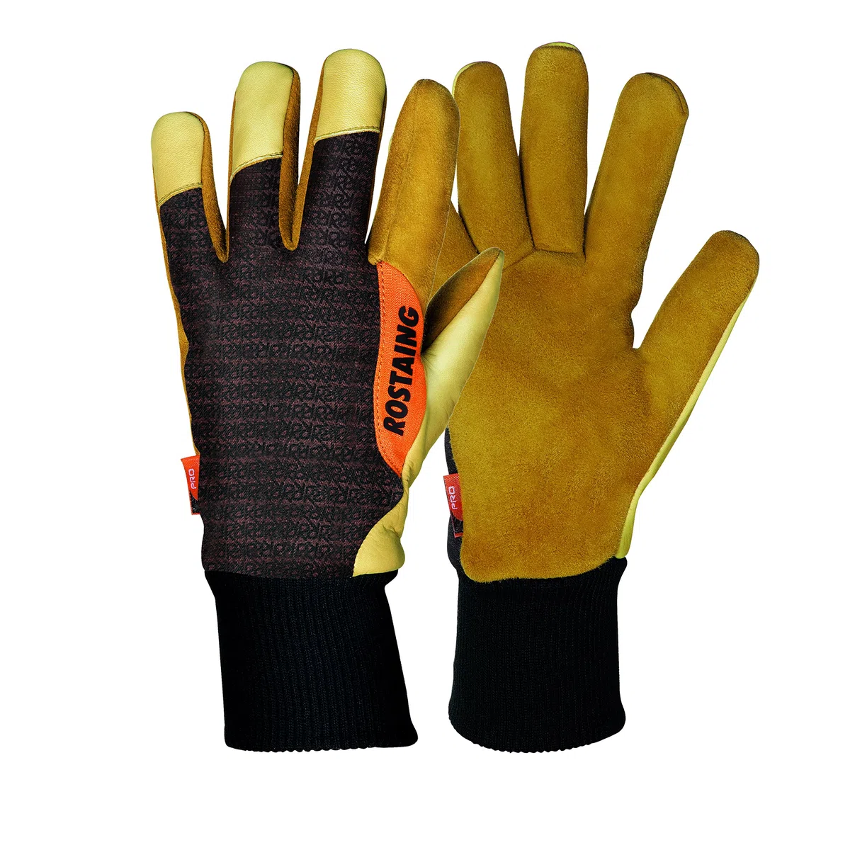 ROSTAING Gants IVERNO - Paire de Gants Pour la Taille Intensive En Milieu Froid & Humide - Recommandé Par Les Viticulteurs Pour Tout Les Travaux D'Hiver - Cuir Traité Hydrofuge & Tanné en France