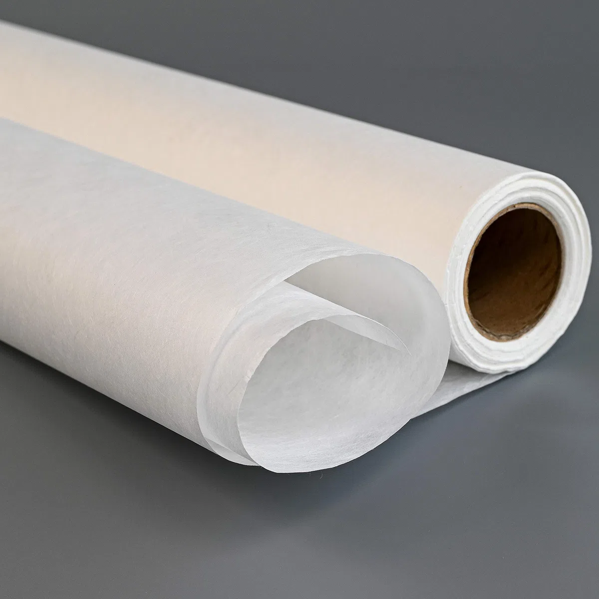 Rouleau de papier traditionnel coréen Hanji Daksoonji Texture fibre de mûrier naturelle Blanc uni pour écran Shoji 91 cm x 20 m 45 g/m²