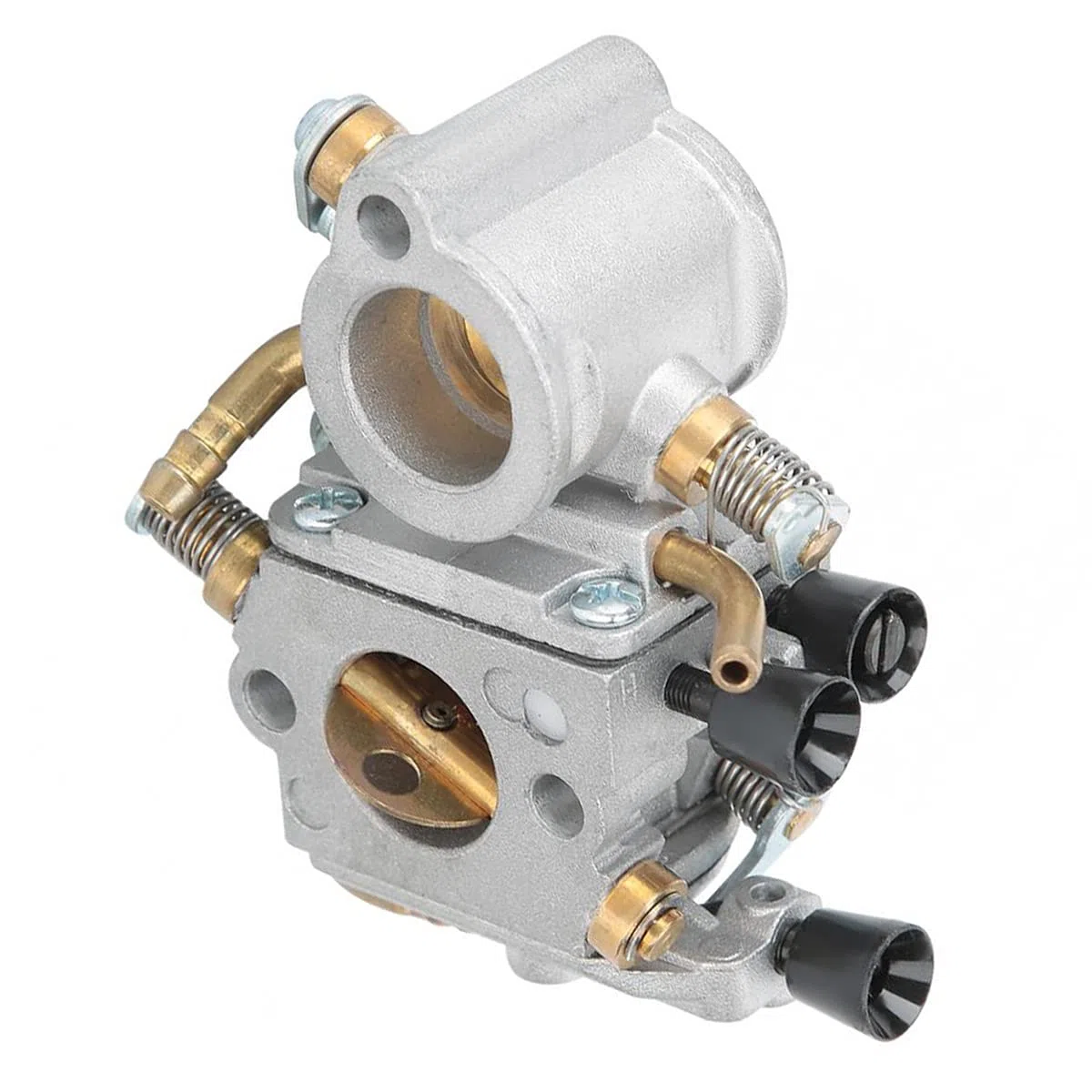 ZAMDOE Carburateur pour Sthil TS420 TS410 TS410Z TS420Z scie à béton, remplace # C1Q-S118 4238-120-0600, avec filtre à air 4238 140 1800 + conduite de carburant + bougie d'allumage