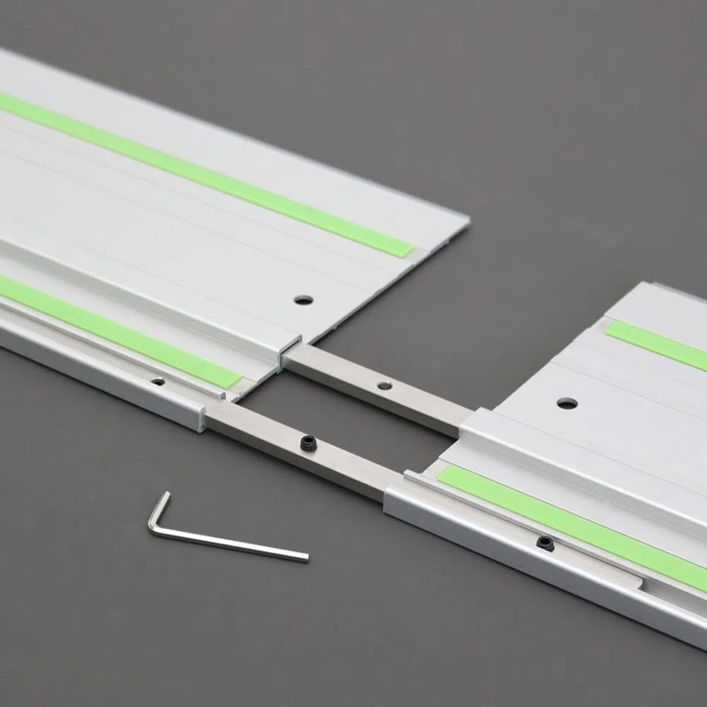 Kit d'accessoires de connecteur de rail de guidage 71358 pour scie à rail de scie à long coupe, solution en acier inoxydable pour une coupe sans couture