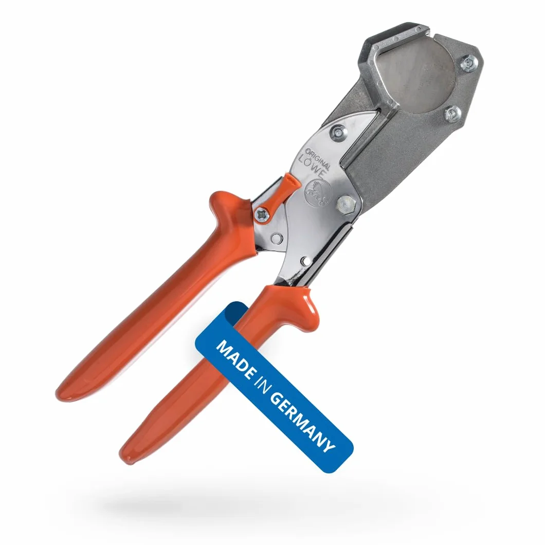 Original LÖWE 5.504 Ciseaux tubulaires professionnels avec lame triangulaire pour les applications industrielles et artisanales – Ciseaux tranchants et maniables pour une coupe précise sur les tuyaux,