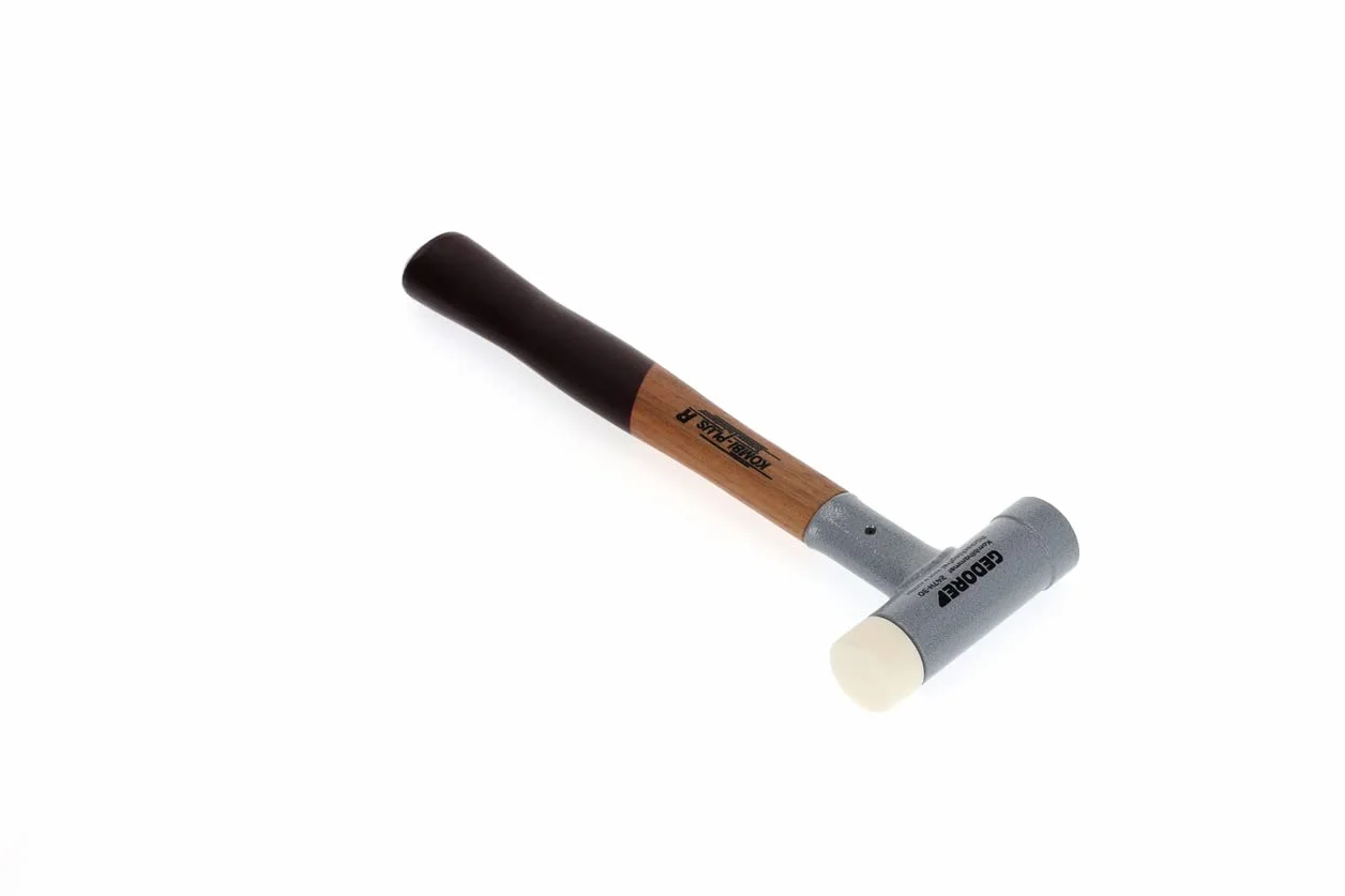 GEDORE Marteau KOMBI-PLUS R, Avec manche en bois, Marteau Europe centrale/massette, Ø 30 mm, Sans rebond, Manche en hickory, 247 H-30