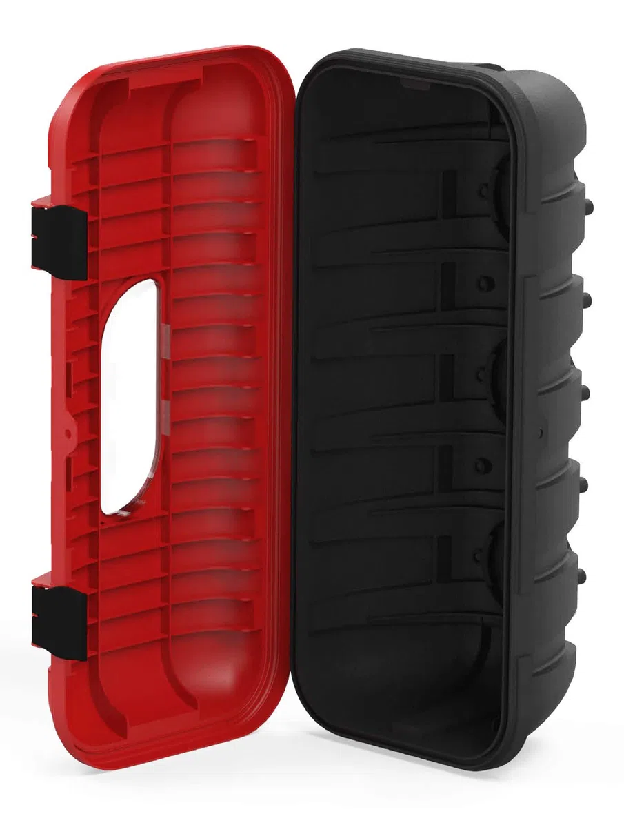 Daken Strike Boîte d'extincteur pour camion avec fenêtre de visualisation 6 kg