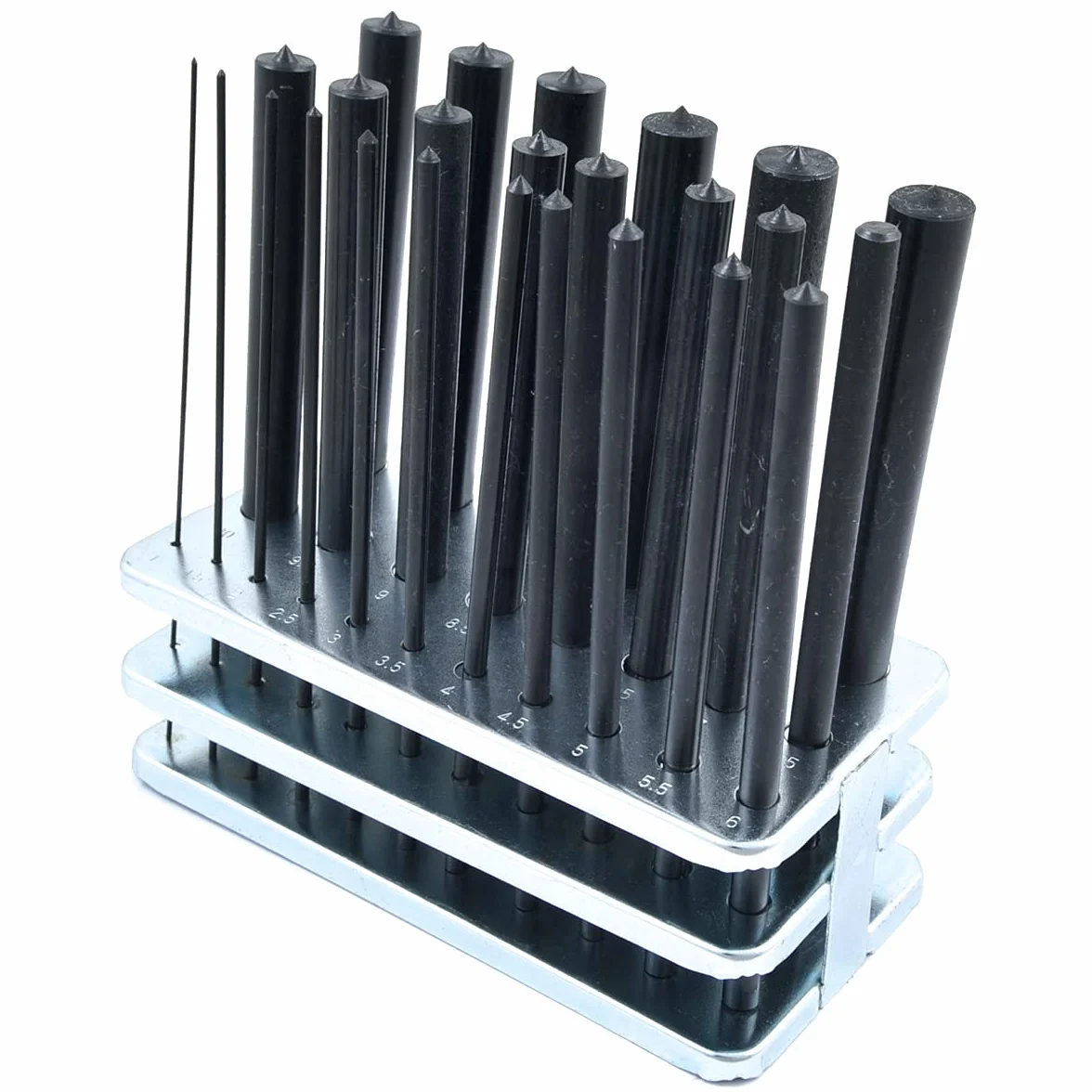 HHIP 8600-0043 25 Piece 1-13mm Metric Transfer Punch Set