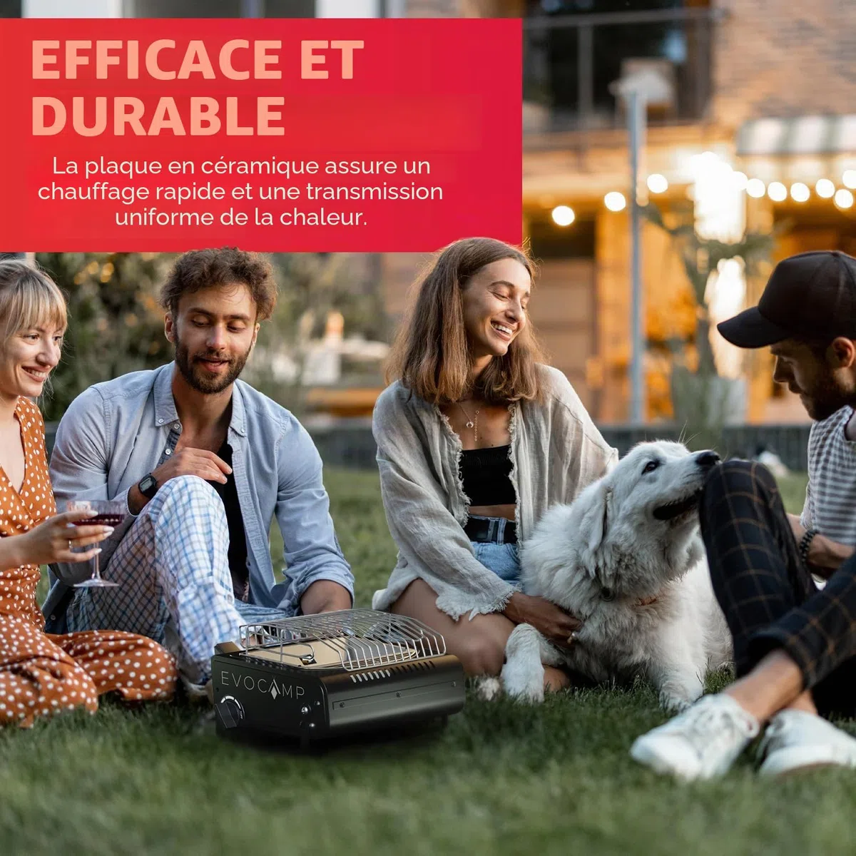 mini Chauffage au gaz portable 1,3 KW pour l'extérieur, mobile chauffage de tente, chauffage de camping sans cartouches de gaz, Noir