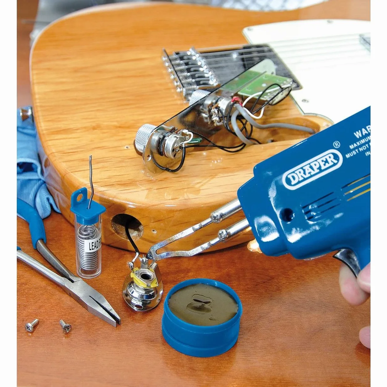 Draper 71420 Kit pistolet à souder 5 pièces 230 V 100 W