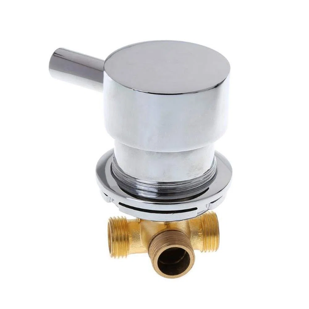 Mitigeur Cabine de Douche mélangeur de vanne de mélange d'eau froide chaude robinet de sortie deux en un G1/2 "pour la salle de douche
