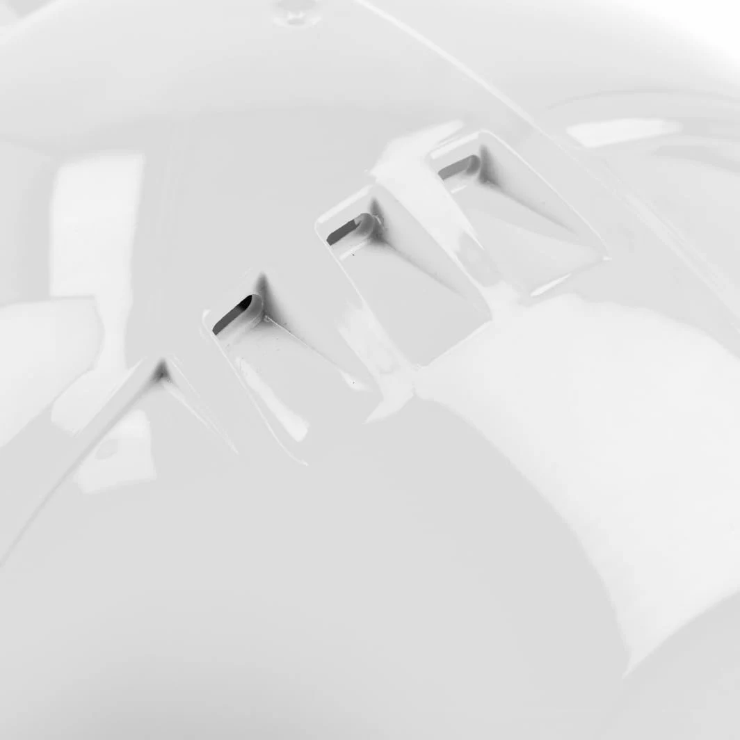 HÖGERT TECHNIK Casque de protection, casque de chantier en ABS, EN 397, système à cliquet, ventilation, mentonnière, casque de travail pour chantier et industrie, casque de sécurité réglable