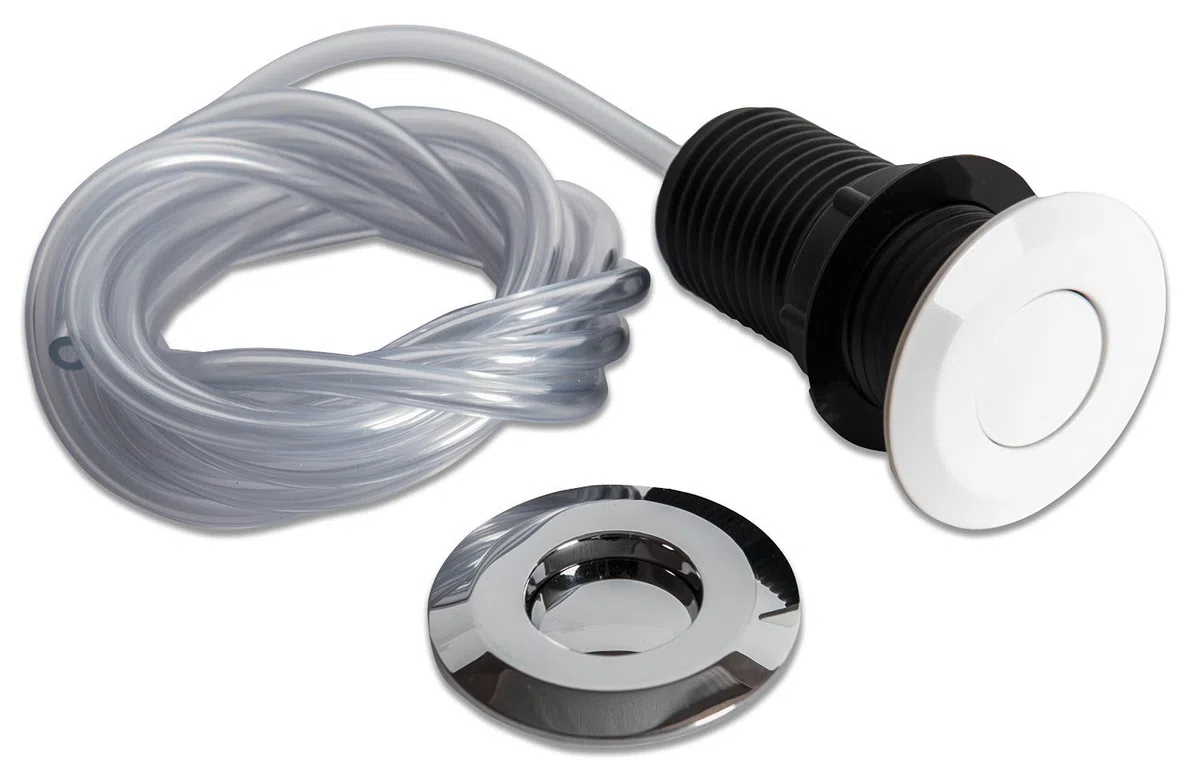 Set bouton-poussoir InSinkErator 64452 - Avec soufflet - Pour broyeur InSinkErator