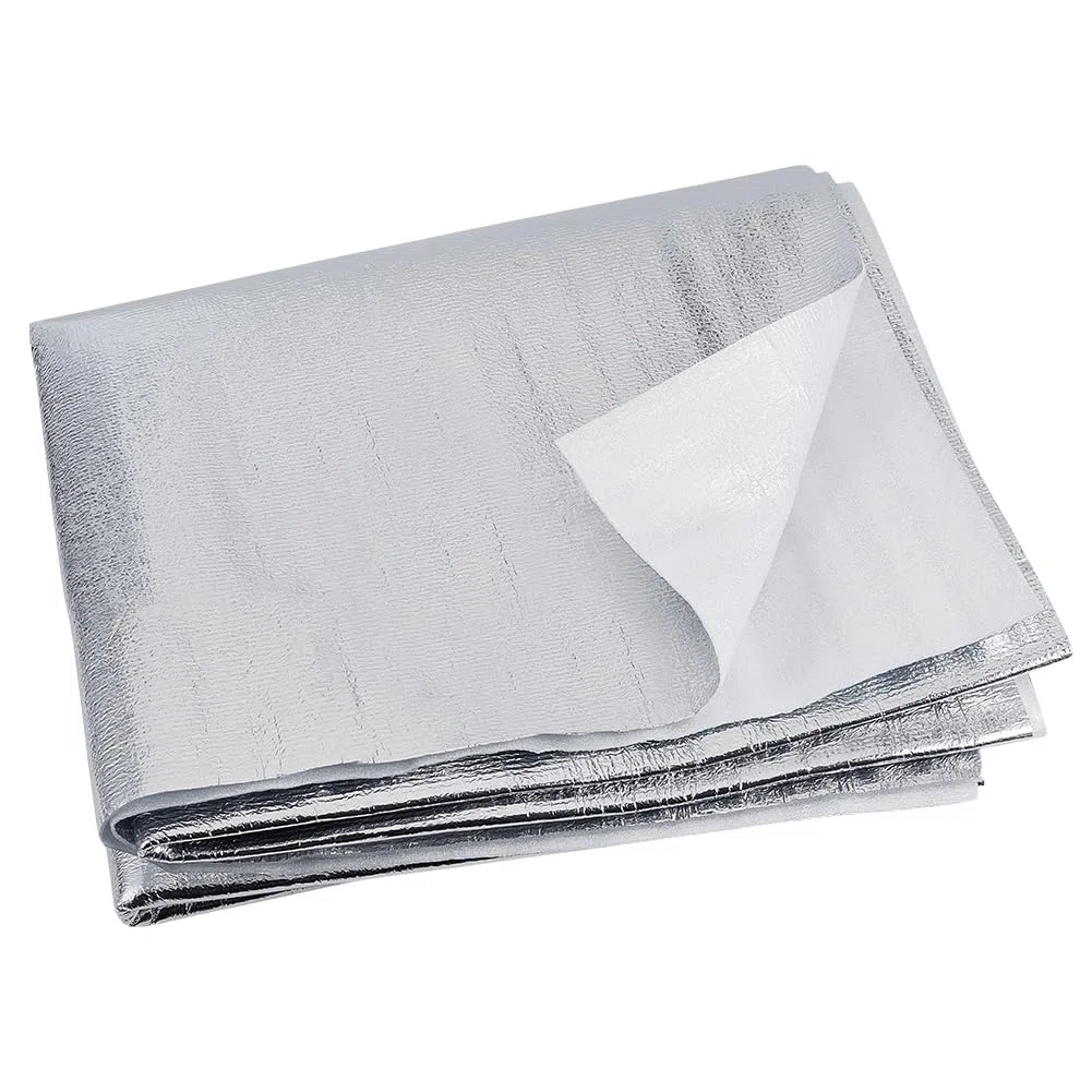 BENECREAT Ouate Résistante à la Chaleur de 3 m Doublure Thermique en Ouate de 90cm de Large Tissu Réfléchissant la Chaleur pour Maniques Gants de Cuisine Sous Verres Couvre Bols