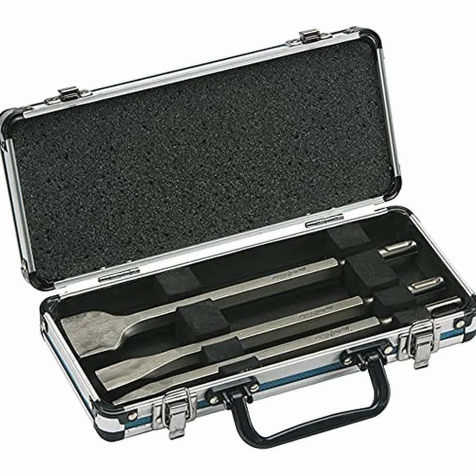 COFFRET 1 pointe, 1 burin, 1 burin large SDS-PLUS MAKITA - D42357