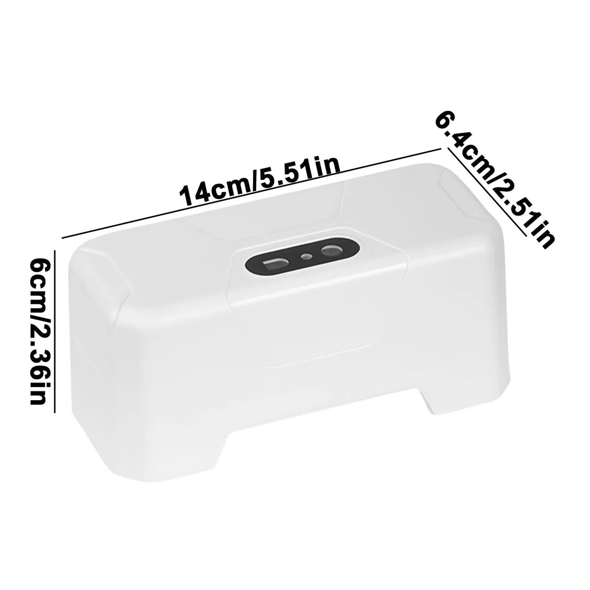 Kit de chasse d'eau automatique sans contact infrarouge avec détecteur de mouvement intelligent avec batterie de 1800 mAh, fixation automatique externe pour salles de bains modernes | Mise à niveau de