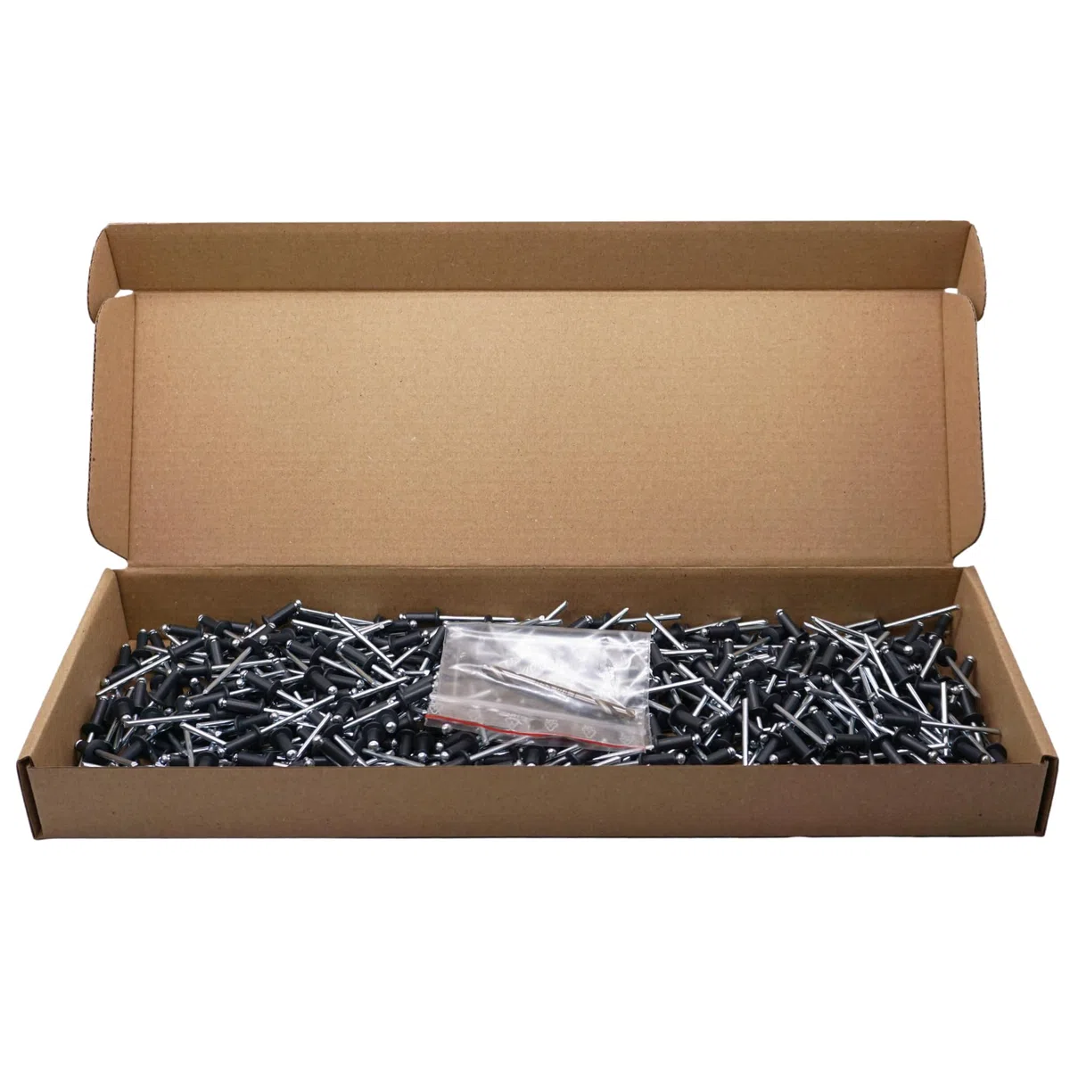 SKIR'CO (400 pcs) Rivets aveugles peints 4,0 x 10 mm, rivets aveugles en aluminium, DIN 7337, tête bombée, mandrin en acier, rivets à œil (gris anthracite RAL 7016)