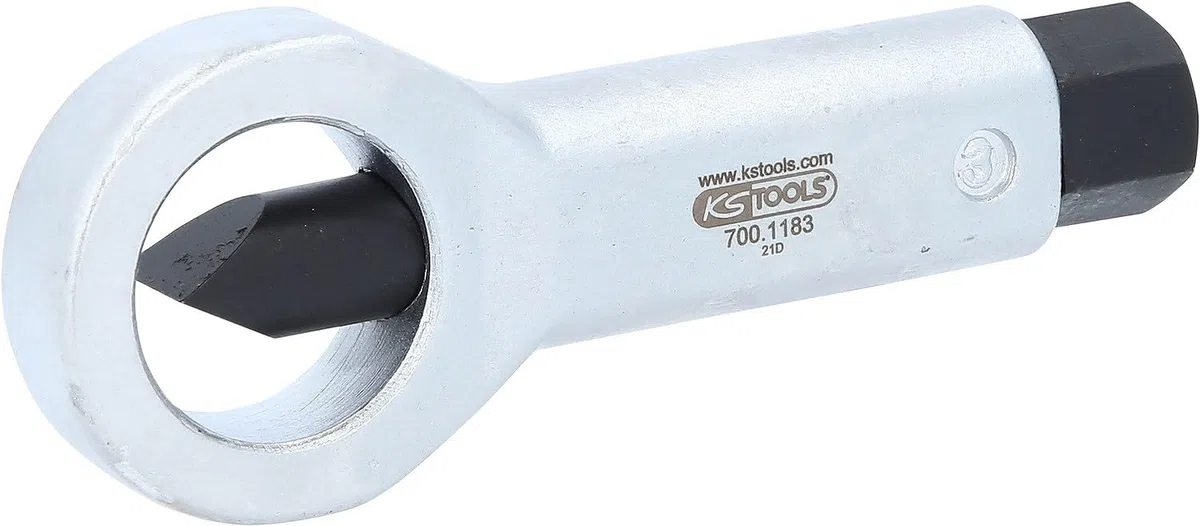 KS TOOLS 700.1183 Casse écrous pour écrous 16-24 mm Noir/Gris