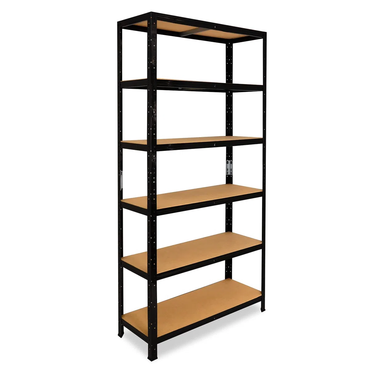shelfplaza® 200x110x40cm Black Étagère Charge Lourde/Meuble Etagere Noir Metal avec 6 Niveaux/capacité Charge 145kg / Meuble Etagere Metal Noir comme étagère Rangement ou étagère Garage