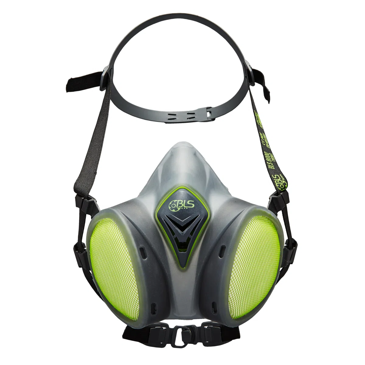 BLS 8600next A2P3 R D Demi-masque de Protection en TPE avec Filtres A2P3 Intégrés, Prêt à l'Emploi et Sans Entretien. Pour Gaz/Vapeurs, Poussières, Mauvaises Odeurs, peinture, Masticage et Solvants