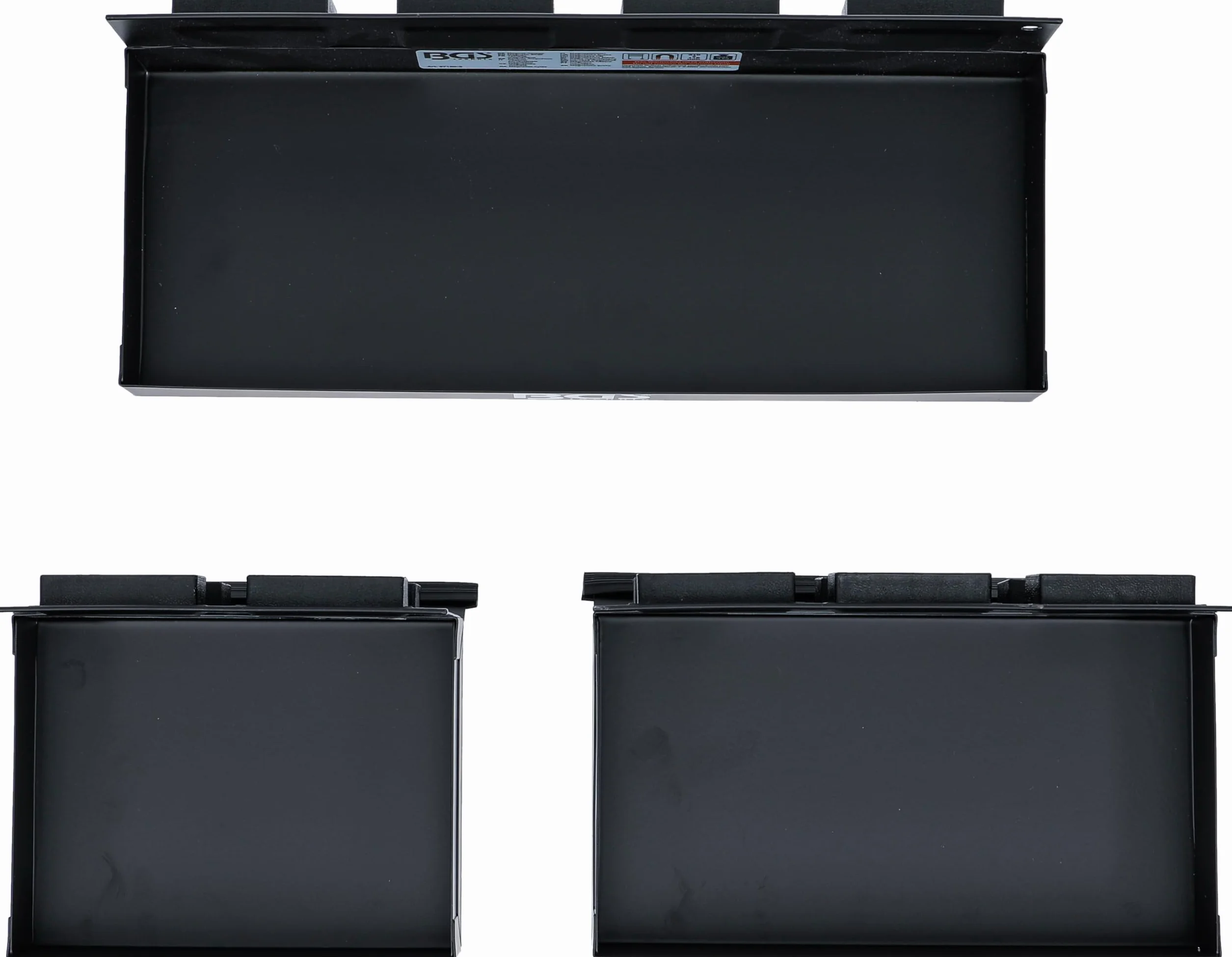 BGS 67150 | Jeu de tablettes magnétiques | 150/210 / 310 mm | 3 pièces