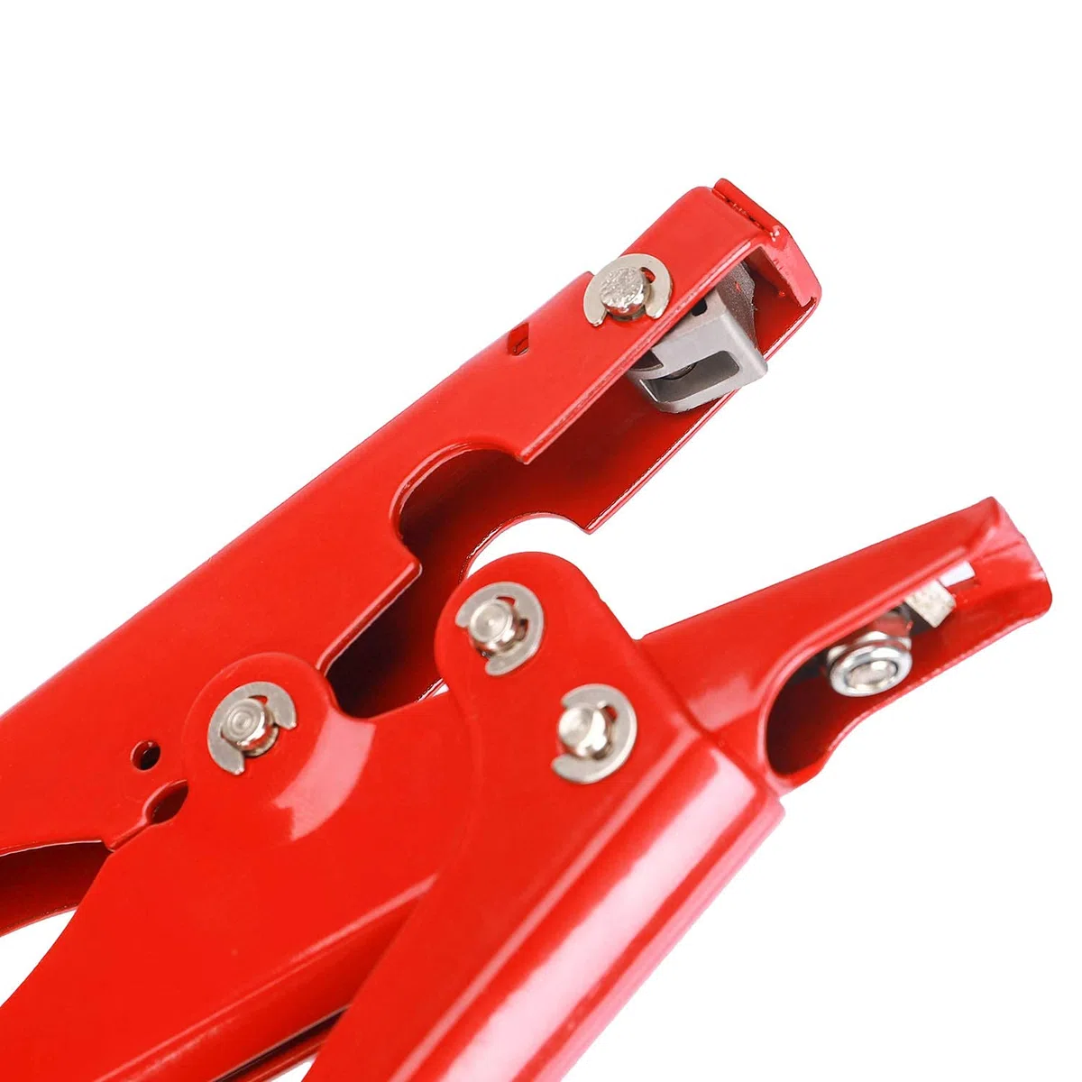 Générique Pince de Serrage et de découpe pour Attaches Auto-bloquantes HS-519 - Entièrement en métal - pour Attaches d'une Largeur maximale 0,9 cm