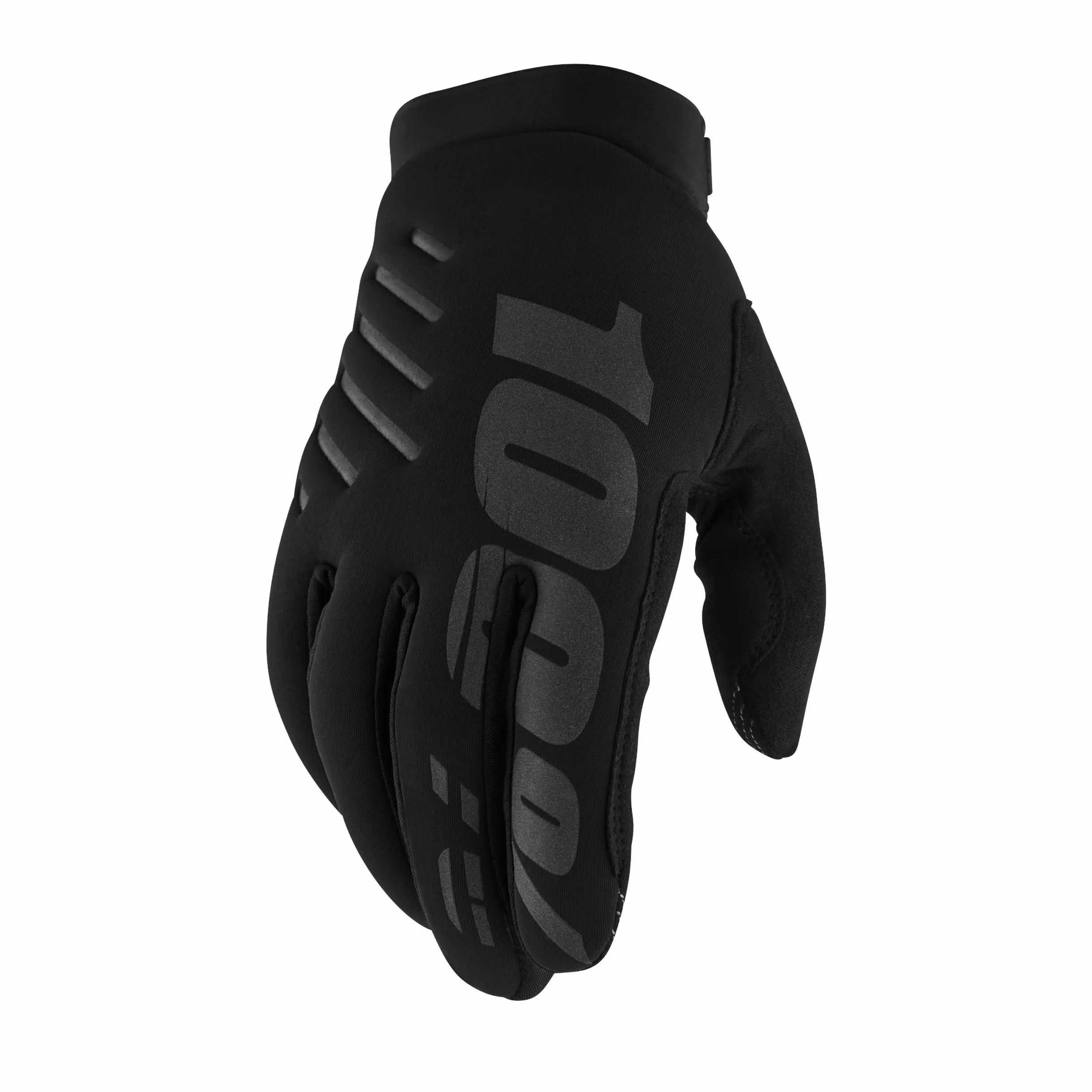 100% GUANTES Gants Brisker Noir, Mixte