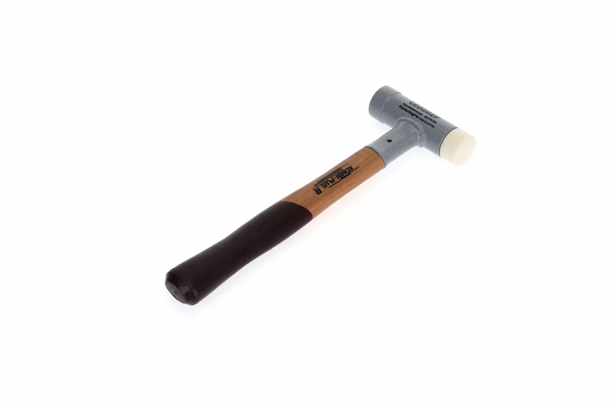 GEDORE Marteau KOMBI-PLUS R, Avec manche en bois, Marteau Europe centrale/massette, Ø 30 mm, Sans rebond, Manche en hickory, 247 H-30