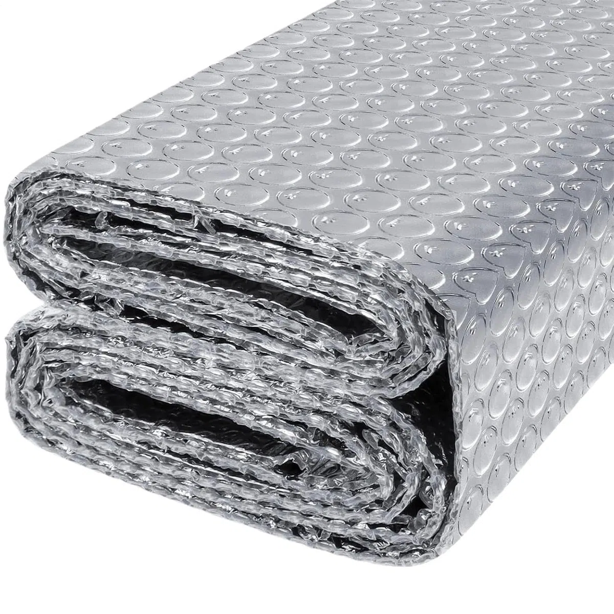 Rouleau d'isolation réfléchissant – Feuille d'isolation thermique double face, feuille d'aluminium pour camping-car, porte de garage, camion, berline automobile