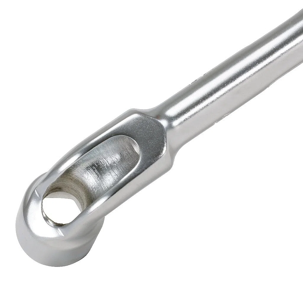 KS Tools - 517.0430 - Clé à pipe débouchée - 30 mm - 6 pans - Finition chromée - Chrome vanadium