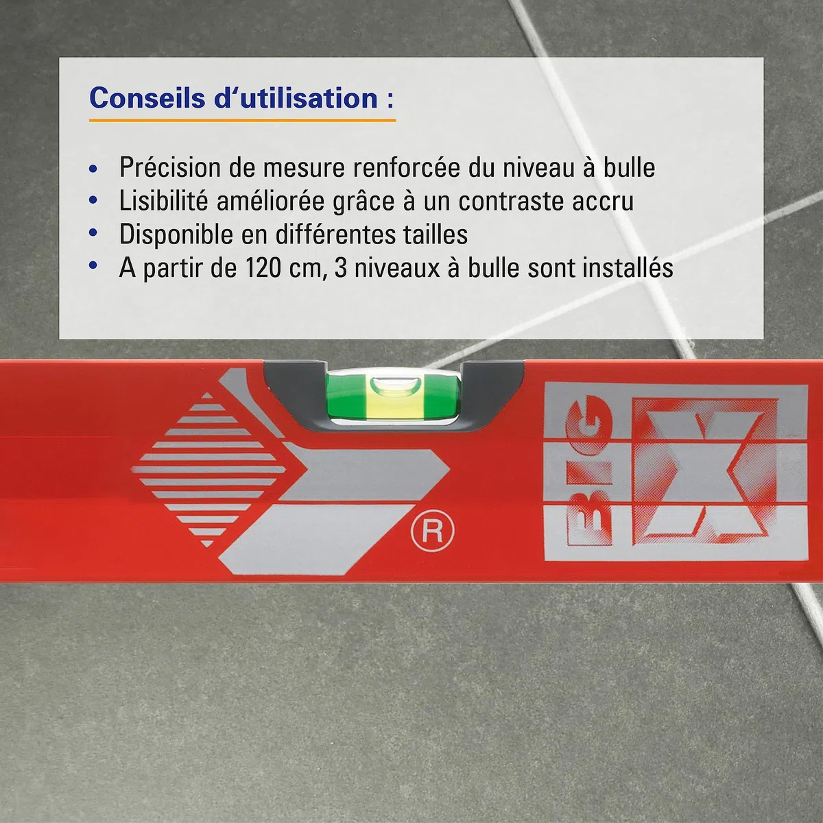 Karl Dahm Sola Niveau à Bulle 150 cm - Outil de Mesure Professionnel en Aluminium Robuste avec Niveau Amélioré