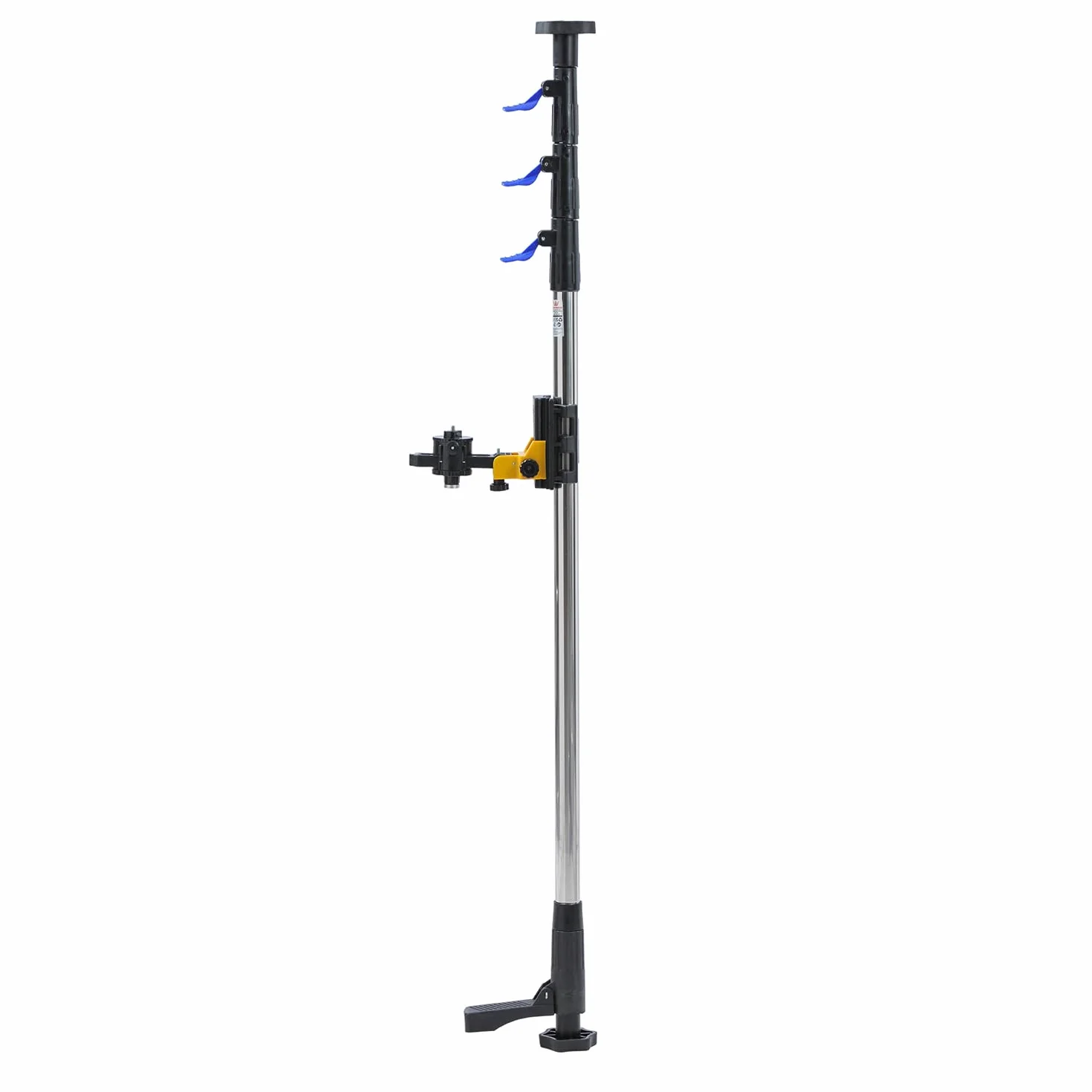 TOPWAY Niveau Laser avec Perche Télescopique 3.7M, Inox, Base Rapide, Réglable avec Sac 311579