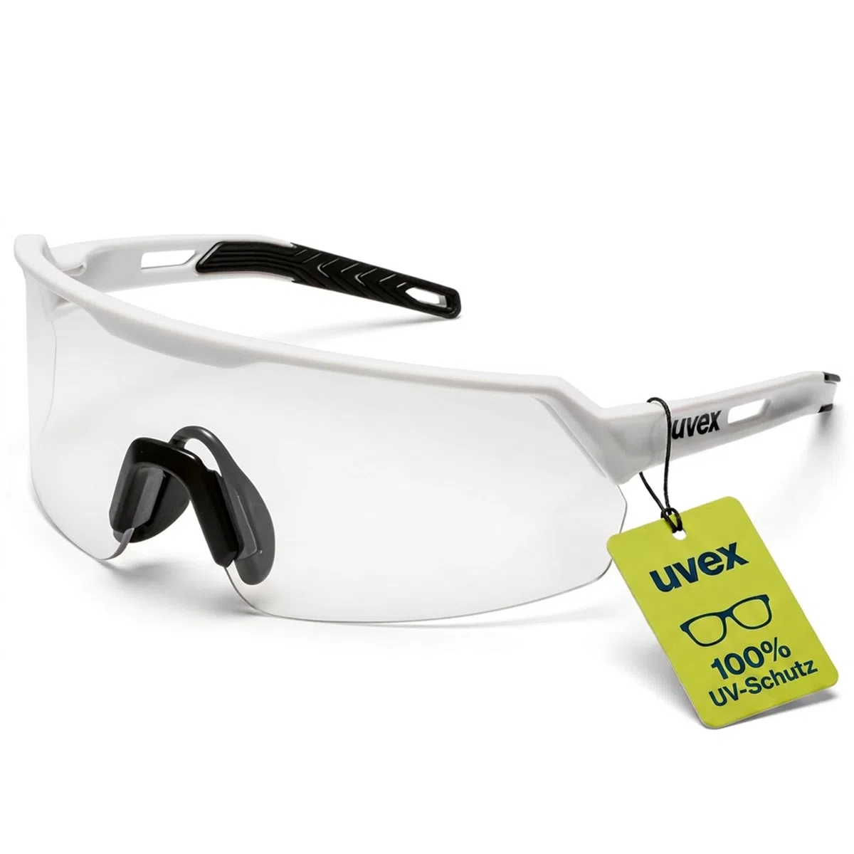 Uvex Ultrashield Lunettes de protection - Anti-rayures et anti-buée - Lunettes de travail sportives et à armatures avec protection UV 100 % - Antidérapantes et confortables