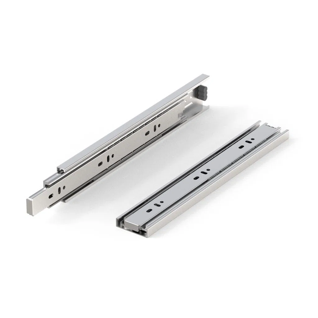 Série G48 - Paire de glissières télescopiques pour tiroirs, capacité de 45 kg (900 mm)