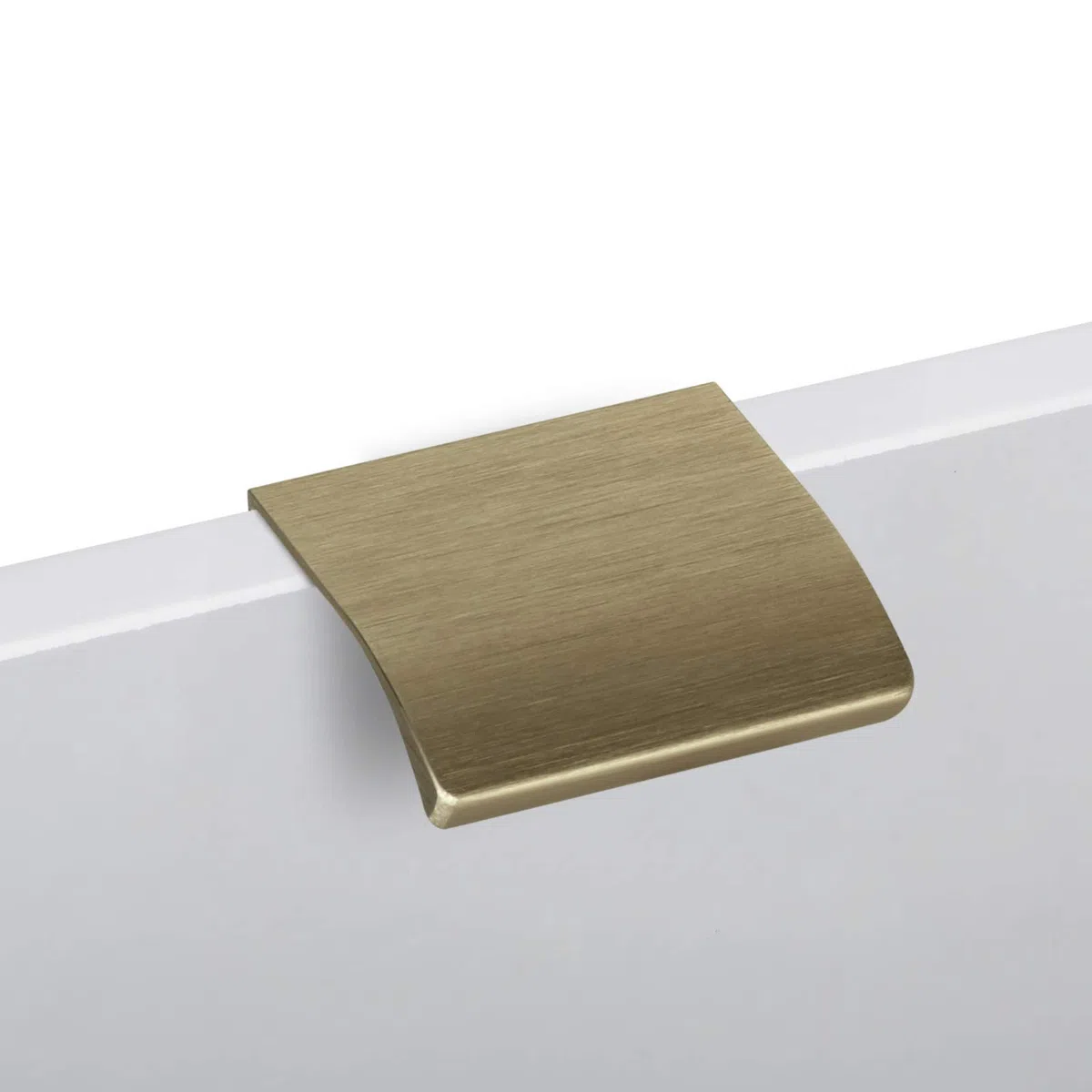 SOTECH 5 poignées de meubles Blankett Alex aspect laiton brossé 200 mm Barres de poignée à monter à l'intérieur de la façade, vis de fixation incluses