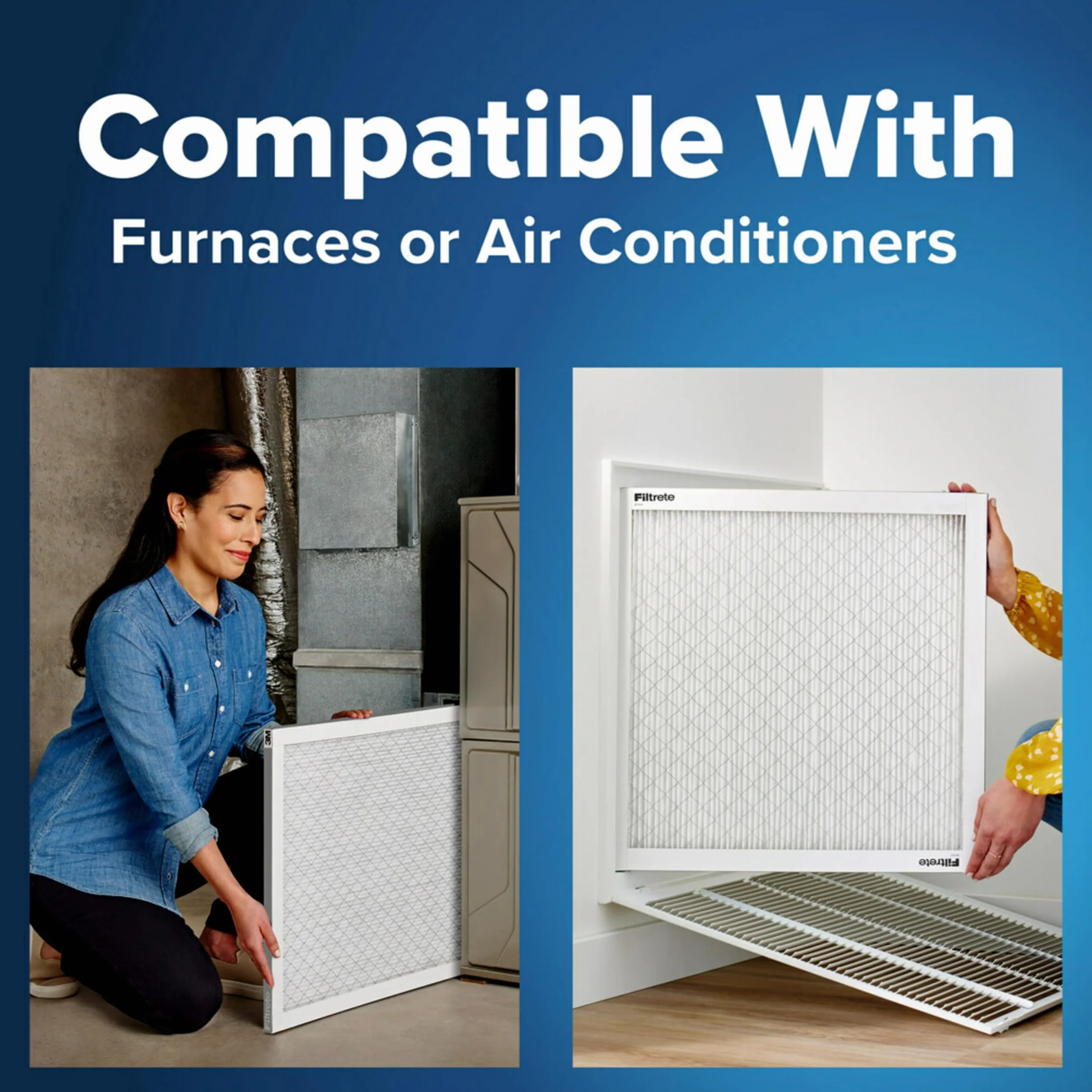 Filtrete BD22-6PK-1E MPR 300 Filtre à air pour four AC, Blanc, 20x30x1