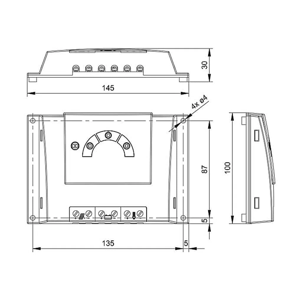 STECA Solsum 0808 Laderegler 12 V, 24V 8A