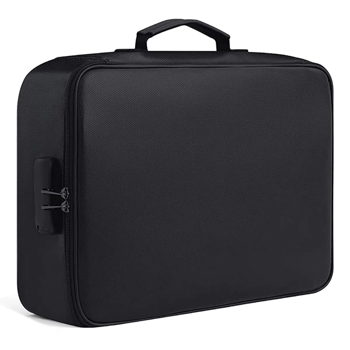 Sac à Documents Ignifuge avec Serrure Bureau à Domicile Voyage BoîTe de SéCurité Ignifuge et éTanche PoignéE Portable Stockage de Fichiers